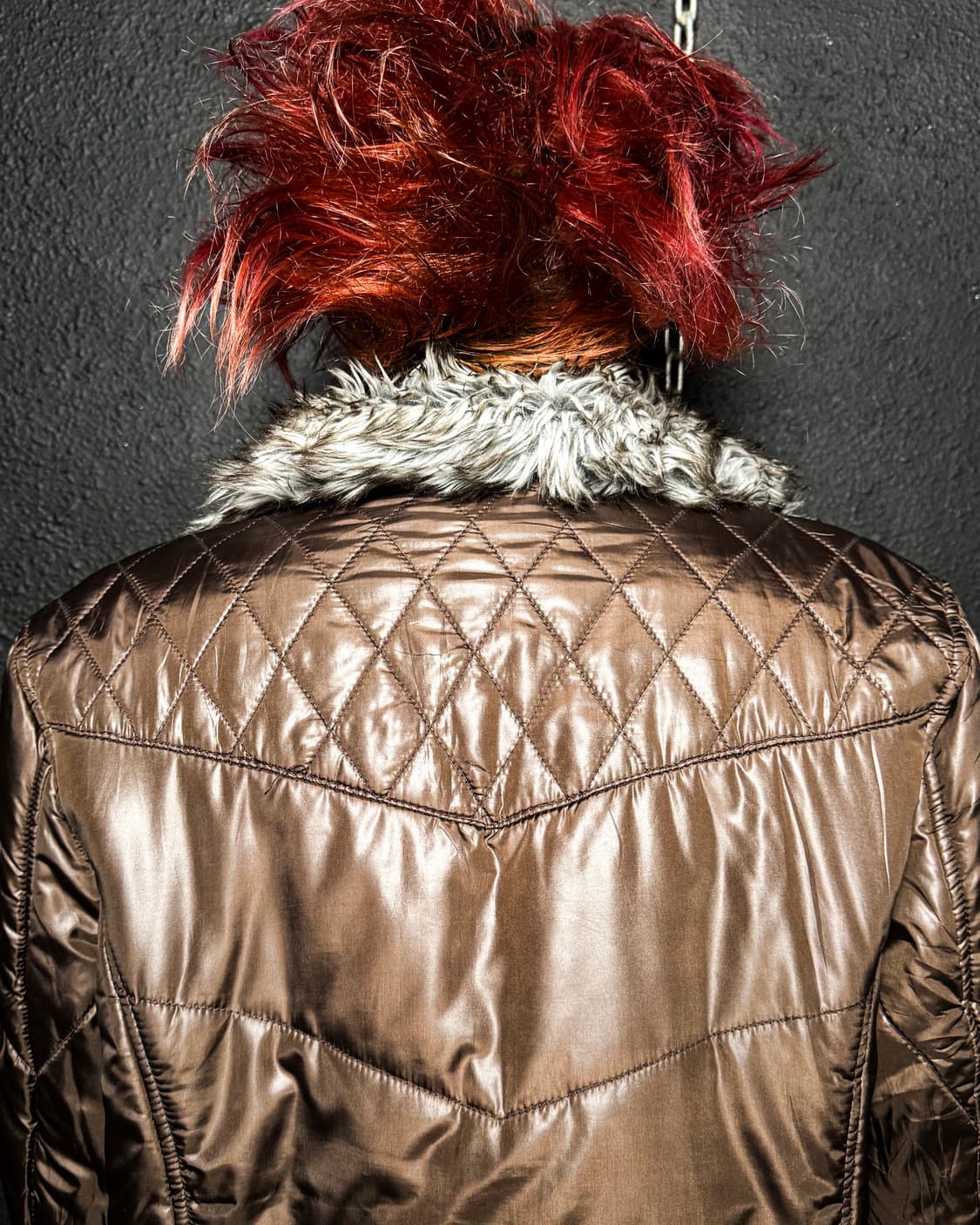 Spinath - Fur Lined Quilted Jacket  브론즈  상품이미지5