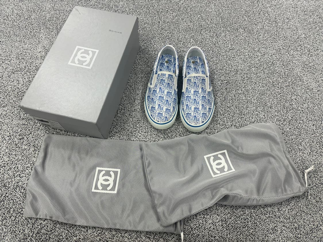 [레어][데드스탁] 샤넬 프린팅 슬립온 상품이미지1