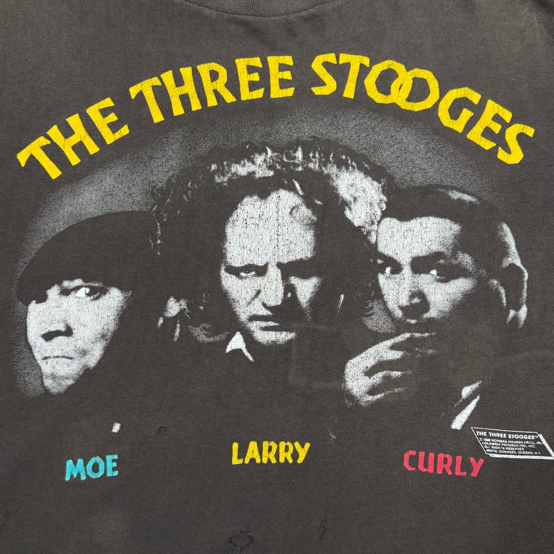 Vintage 80s The Three Stooges Shirt 상품이미지3