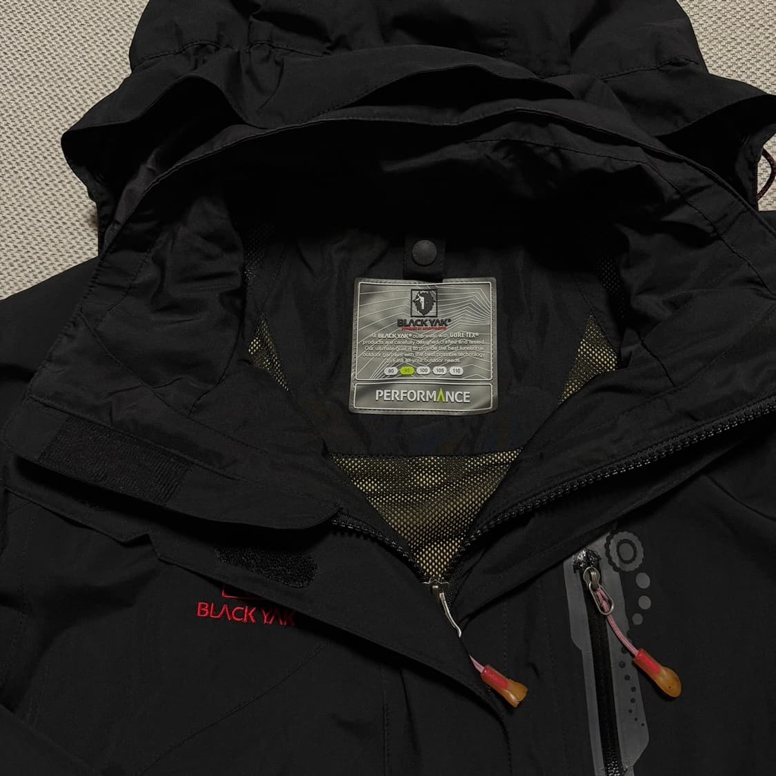 블랙야크 고어텍스 퍼포먼스 쉘 바람막이 자켓 상품이미지3