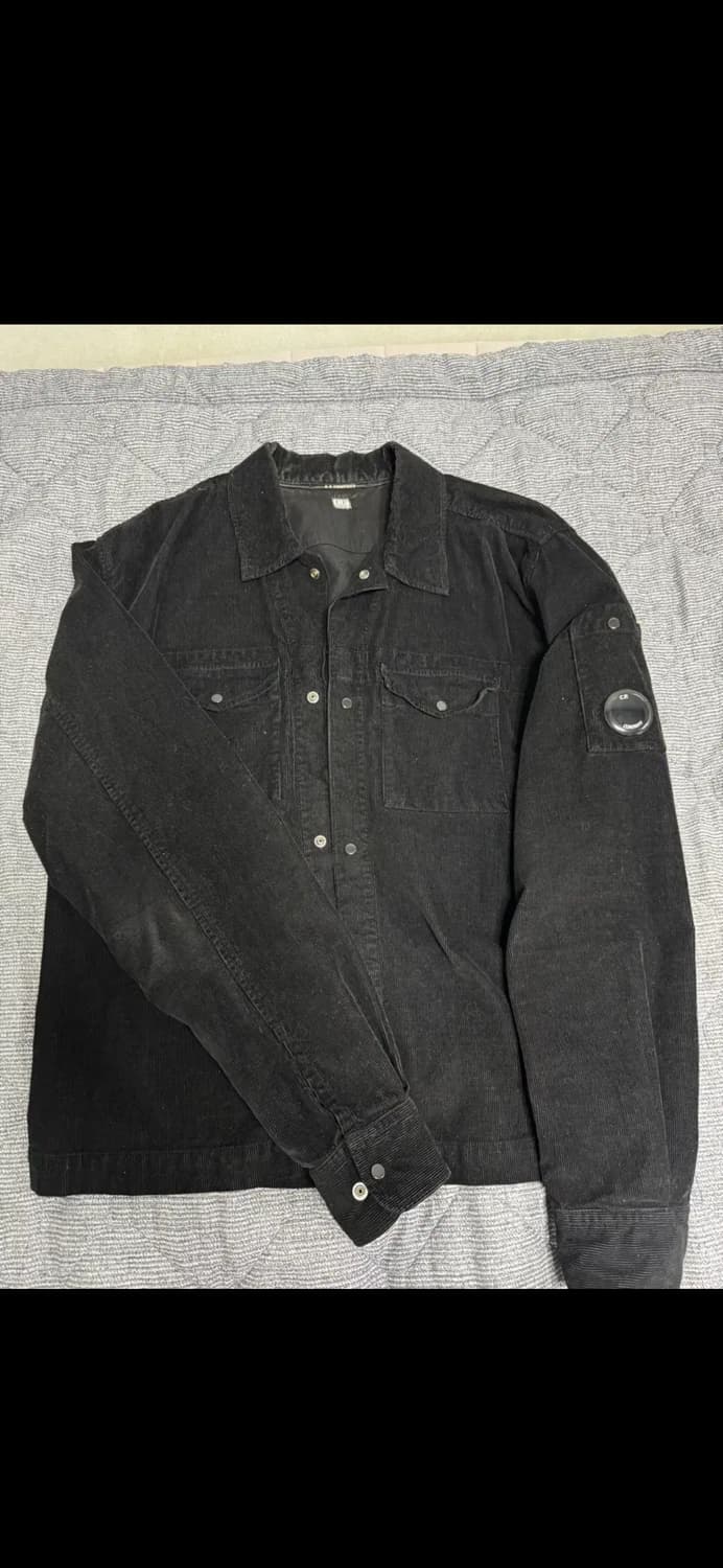 CP컴퍼니 블랙 코듀로이 셔츠 자켓 상품이미지3