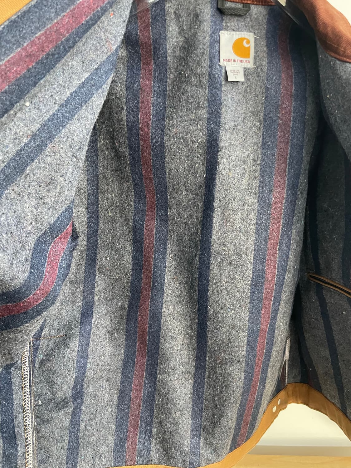 칼하트 디트로이트 자켓 브라운 L 상품이미지6