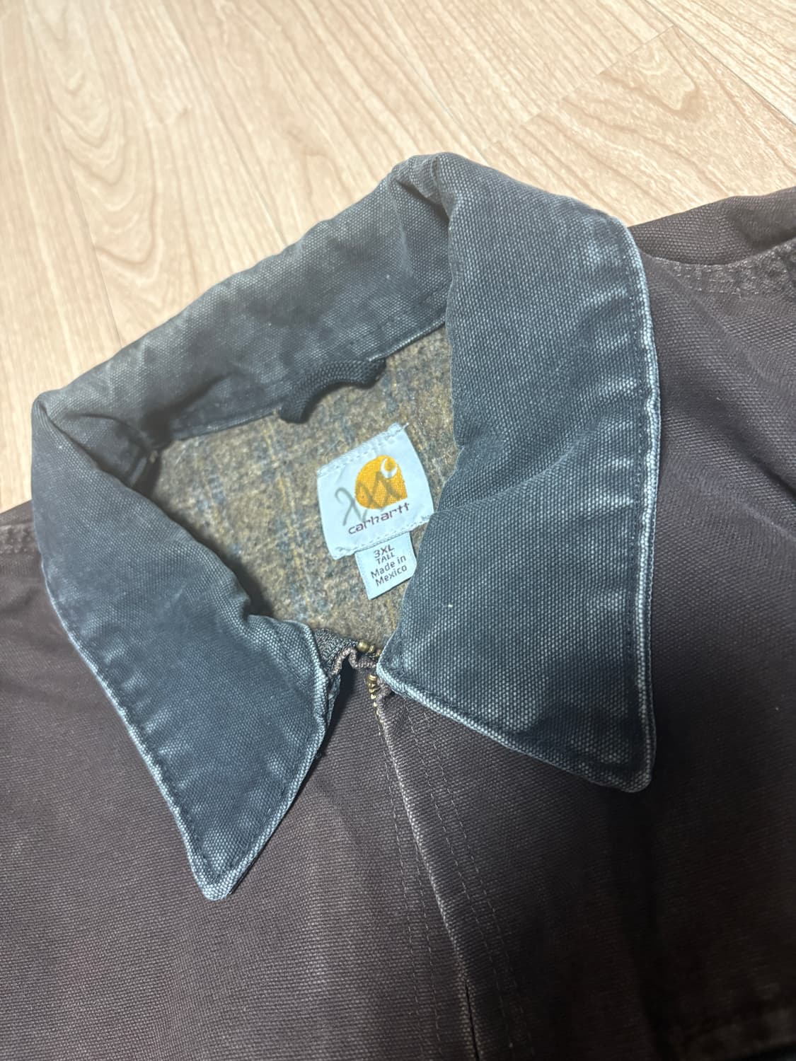 [3XL] 칼하트 빈티지 디트로이트 다크브라운 j97 dkb 상품이미지2