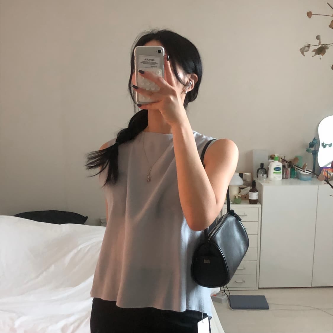 Le17septembre - one shawl sleeveless top 상품이미지4