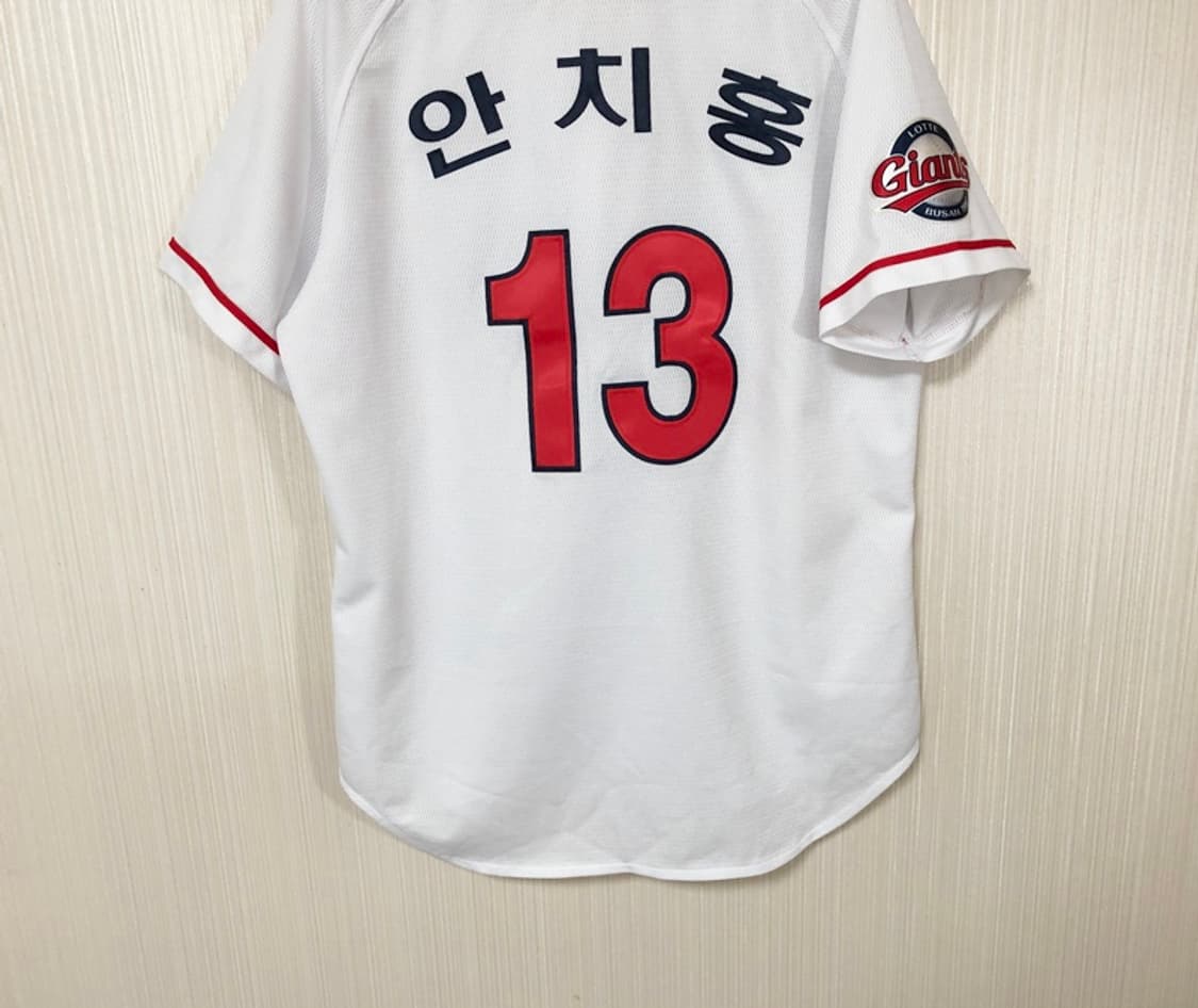 KBO 카파 롯데자이언츠 어센틱 홈유니폼/져지 L(100) #13 안치홍 상품이미지10