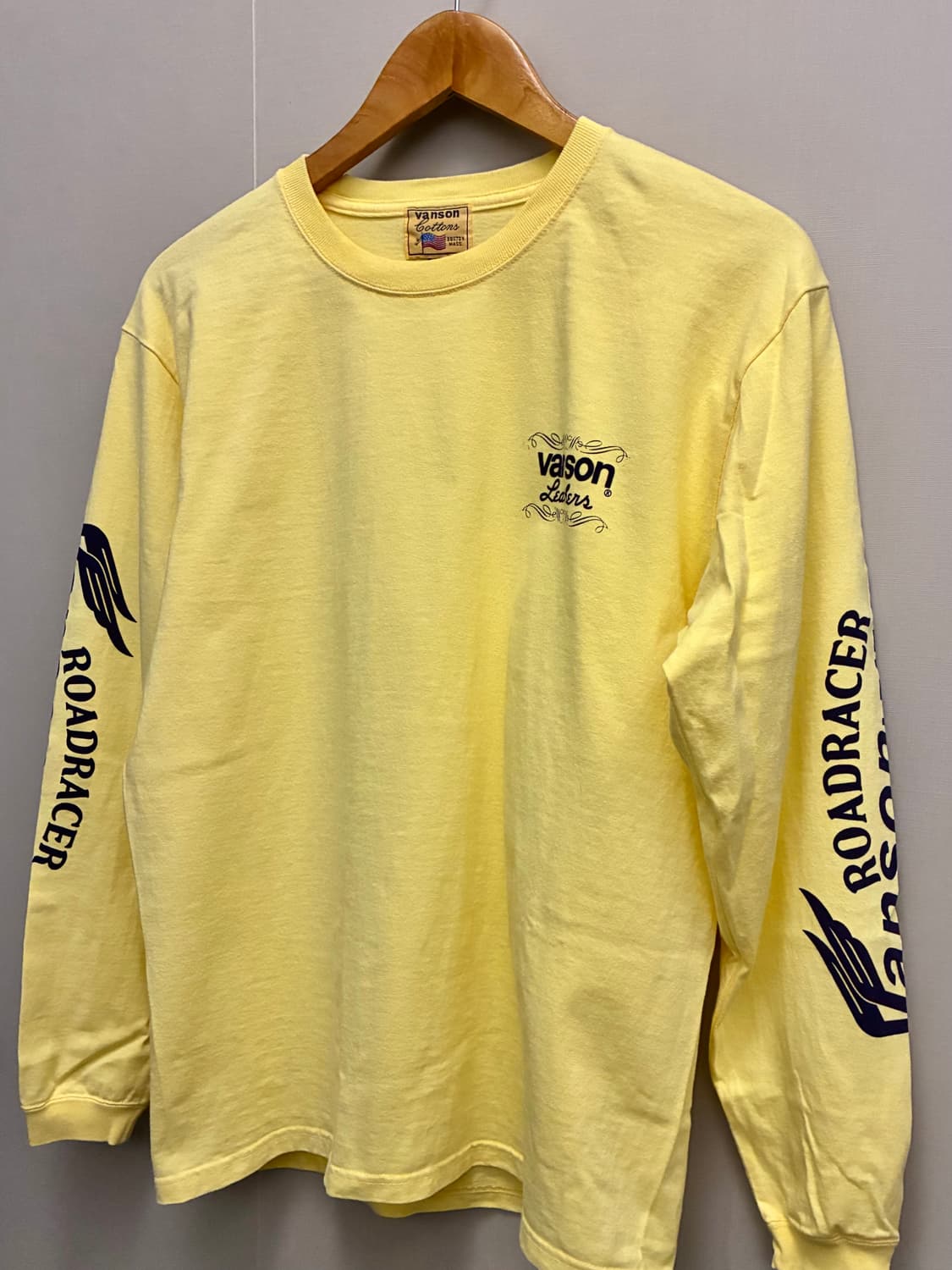 (L/100)Vanson 밴슨 로드레이서 모터사이클 롱슬리브 티셔츠 상품이미지2