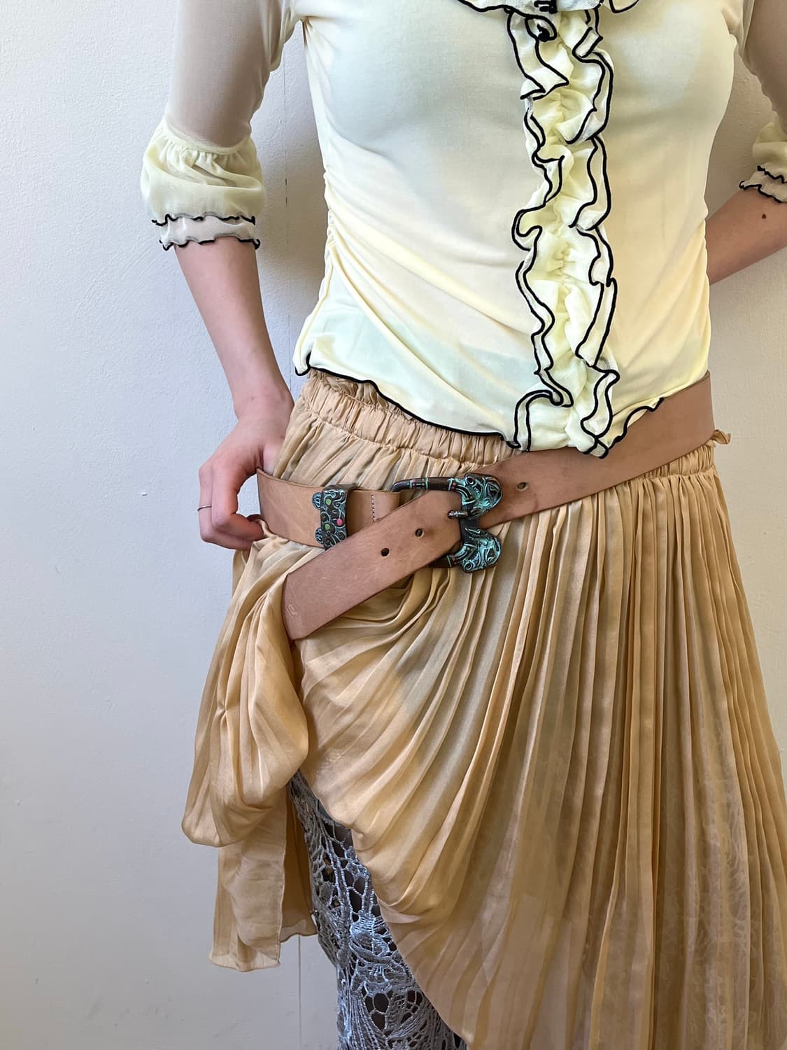 00‘s Diesel 웨스턴 벨트 상품이미지6