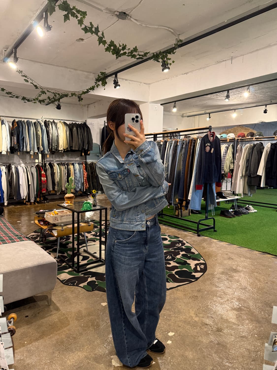 Levi’s 세미 크롭 데님 트러커 자켓 상품이미지3