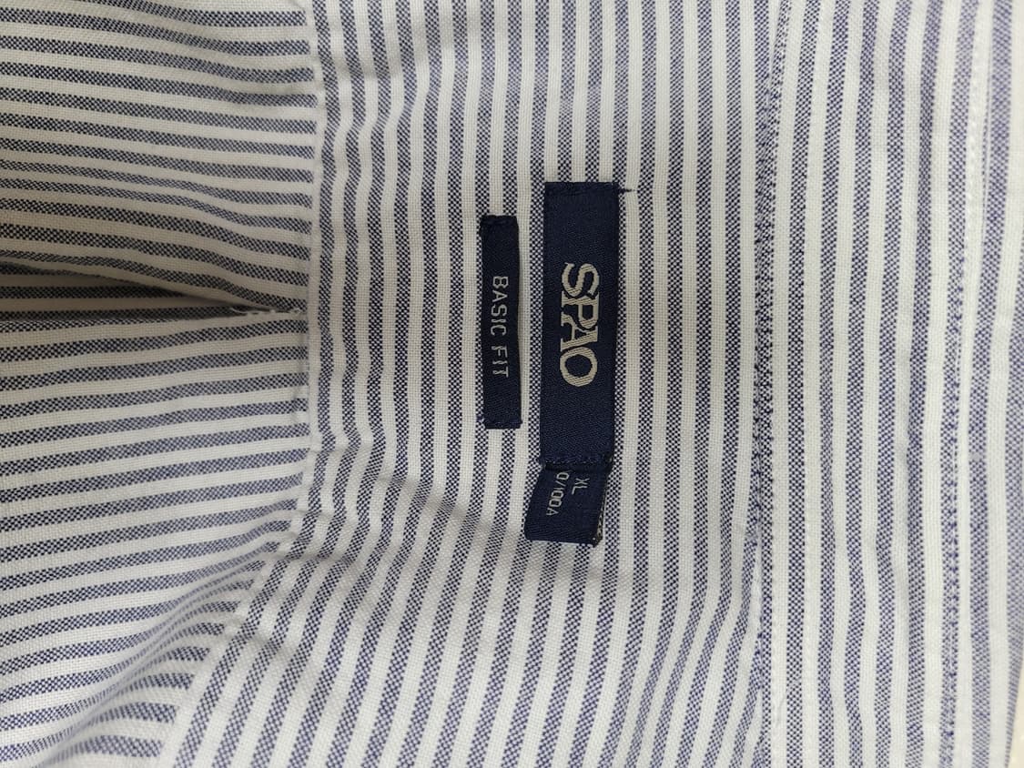 스파오 SPAO 남자 옥스포드 셔츠 XL 라이트그레이 상품이미지9