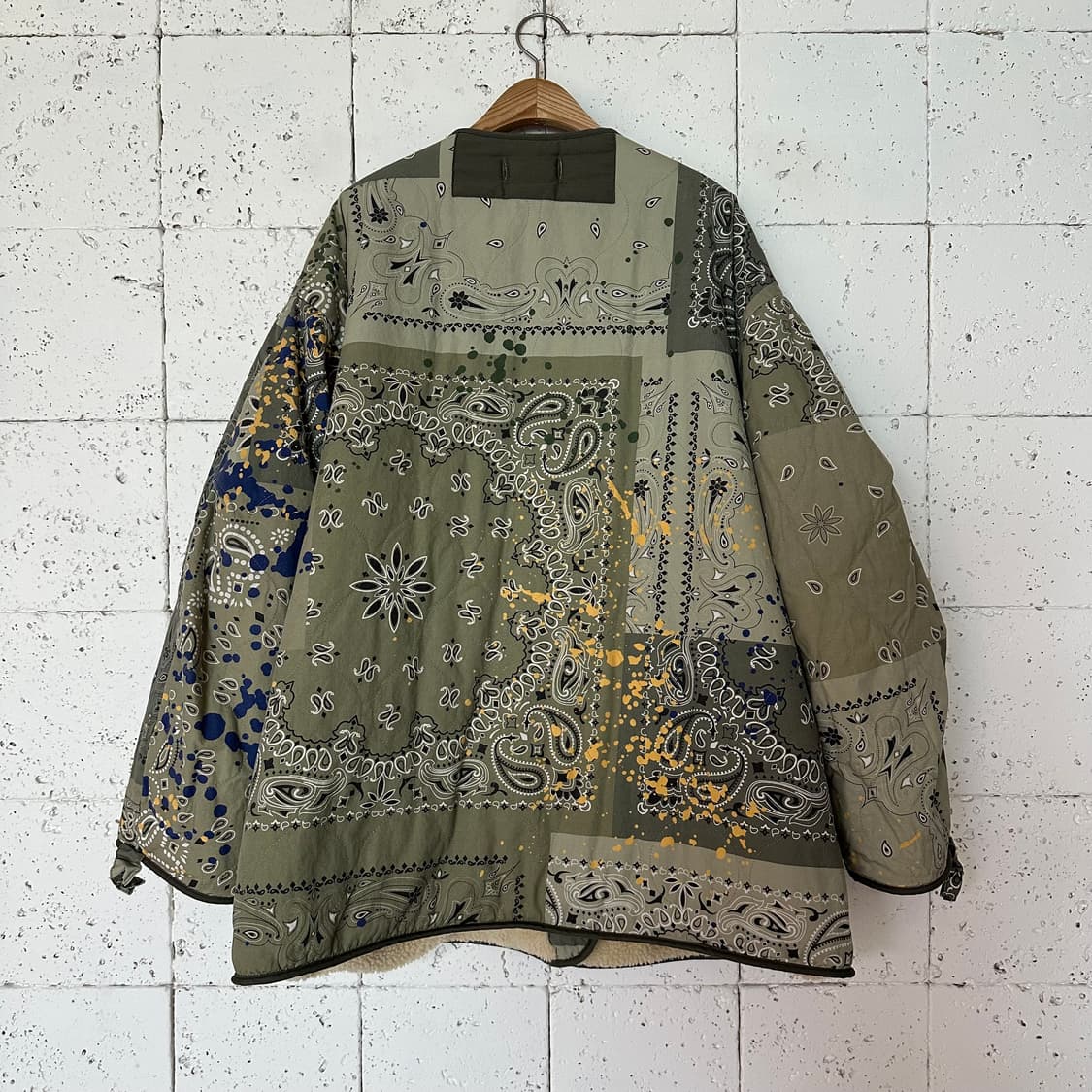 Free gort 코트 페이즐리 리버서블 자켓 남여공용 상품이미지4