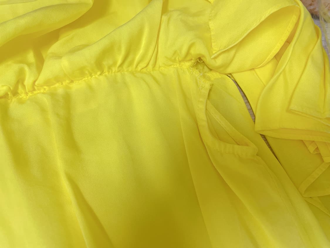 ZARA 자라 리오셀 러플원피스 노랑원피스 상품이미지10