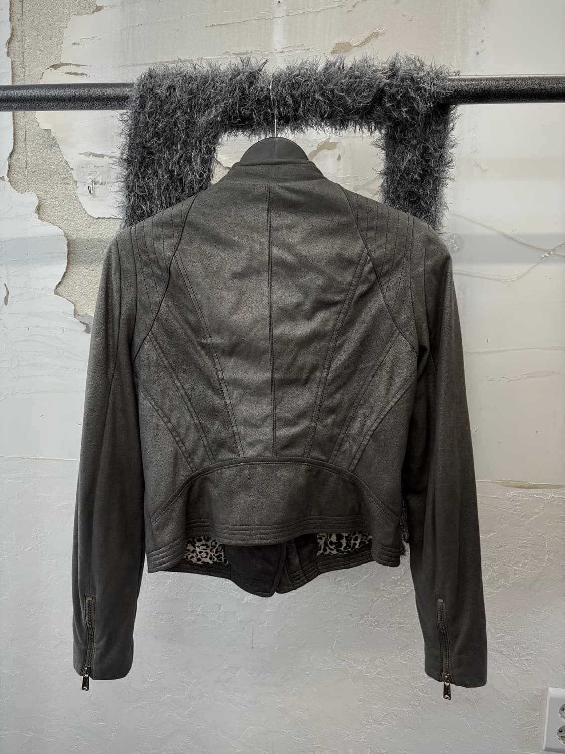 grey Diagonal Jacket 상품이미지4