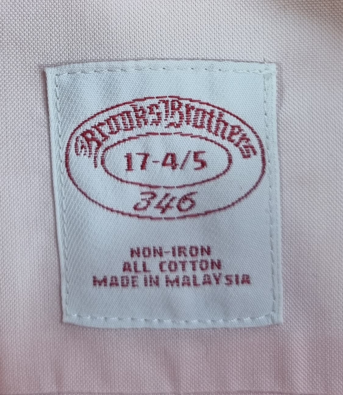 오버핏 XXL ) 브룩스브라더스 핑크 셔츠 상품이미지3