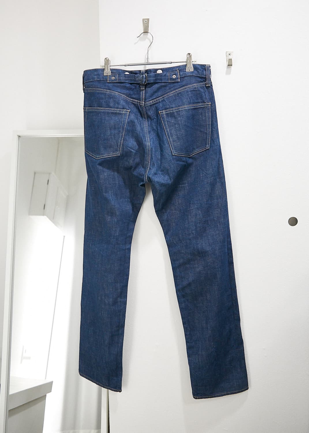 Cinch Back Denim Pants 상품이미지4