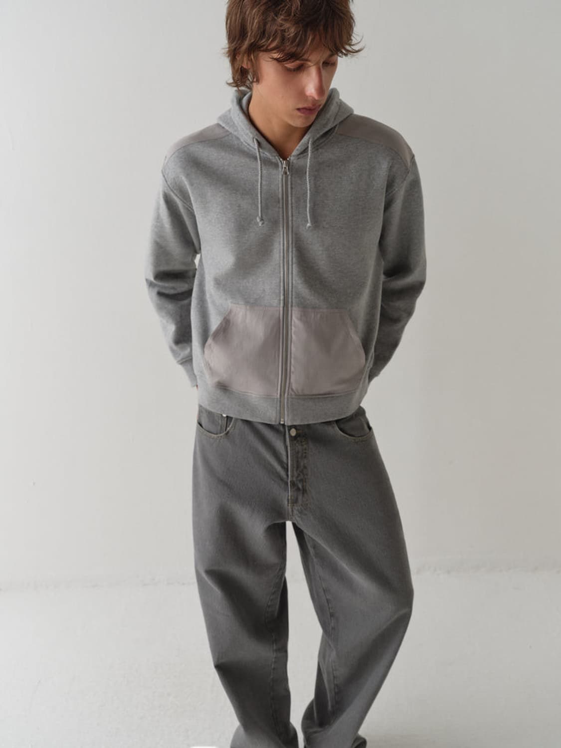 [34,36,38]기마구아스 Baggy 데님 팬츠 상품이미지2