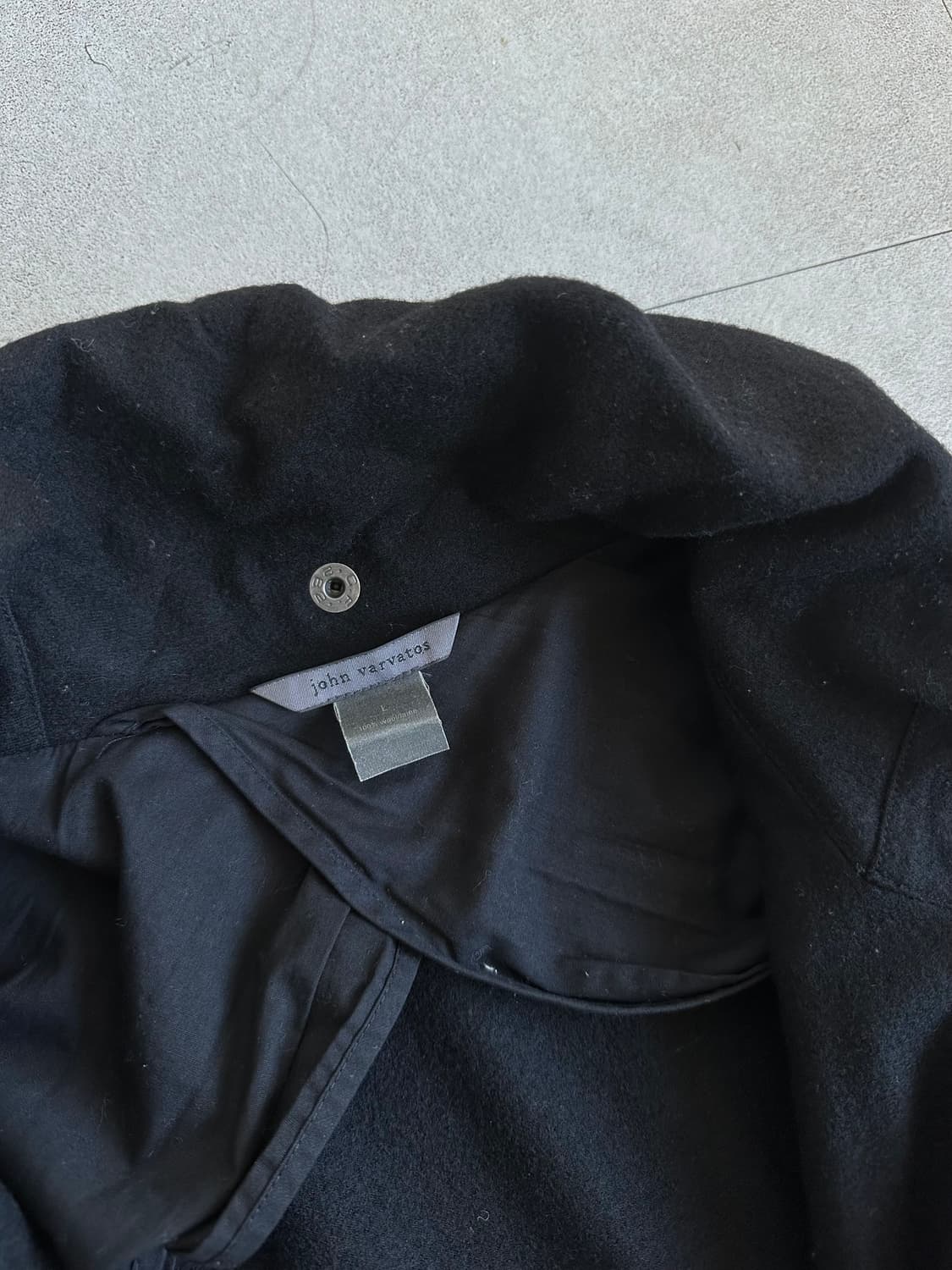 존바바토스 측융 울 하이넥 집업 자켓 상품이미지7