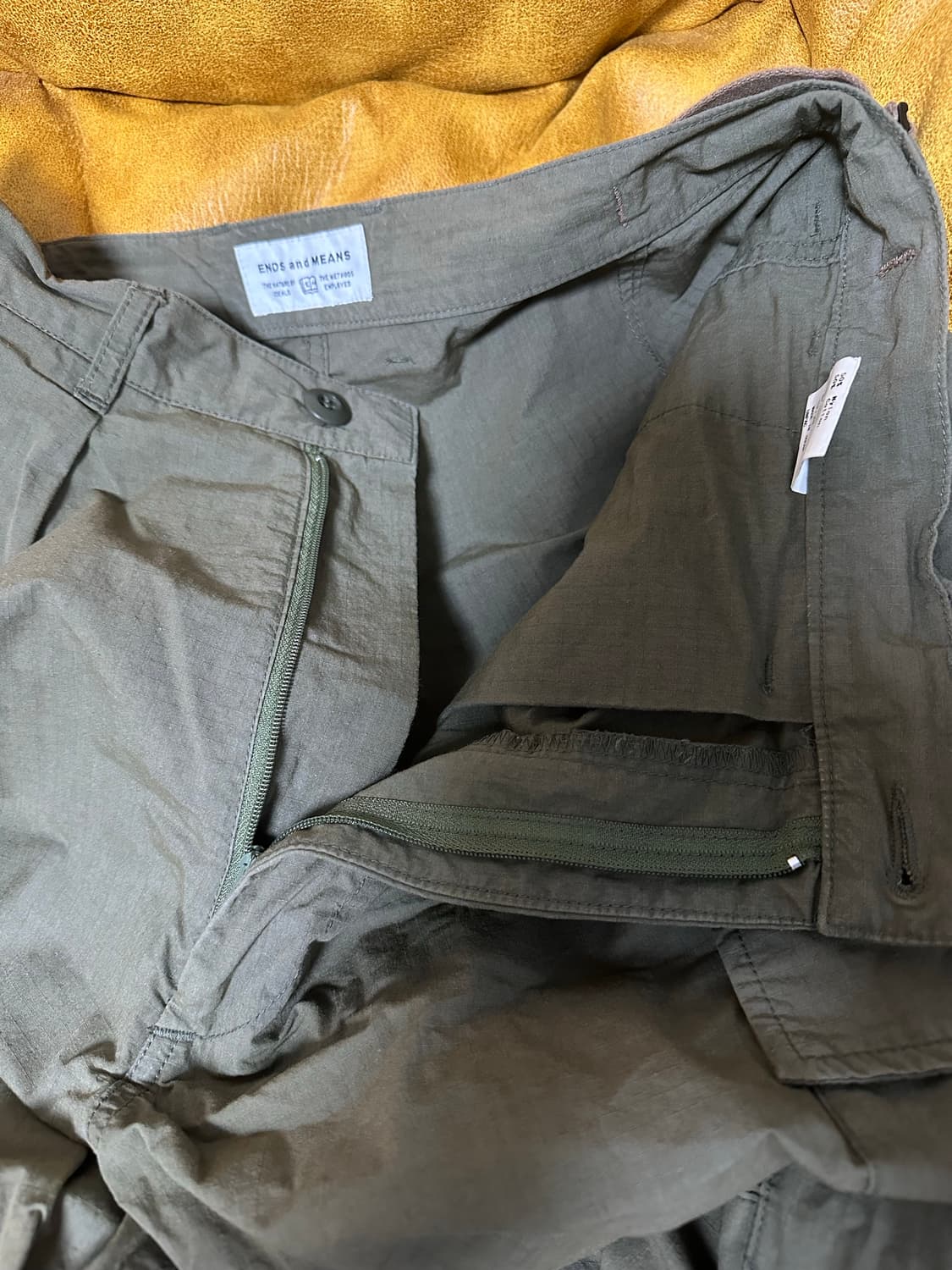 (L) ends and means엔즈앤드민즈 퍼티그 카고팬츠 상품이미지3