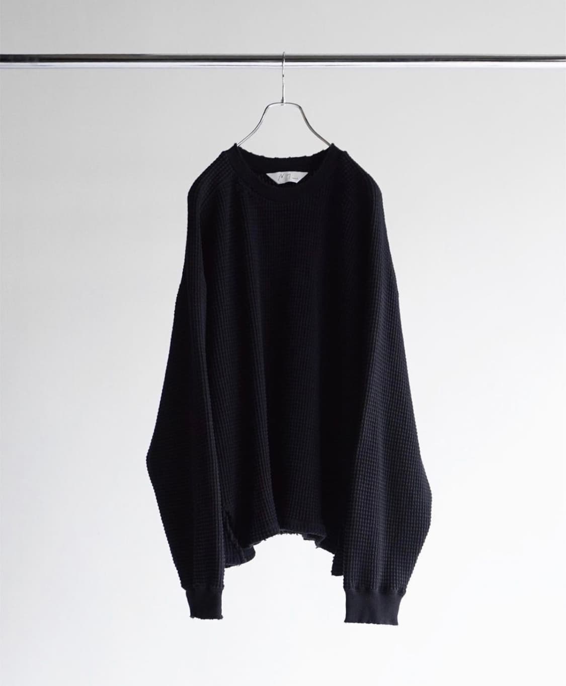 DAMAGE HEAVY WAFFLE OVERSIZED LS T-shirt 상품이미지1