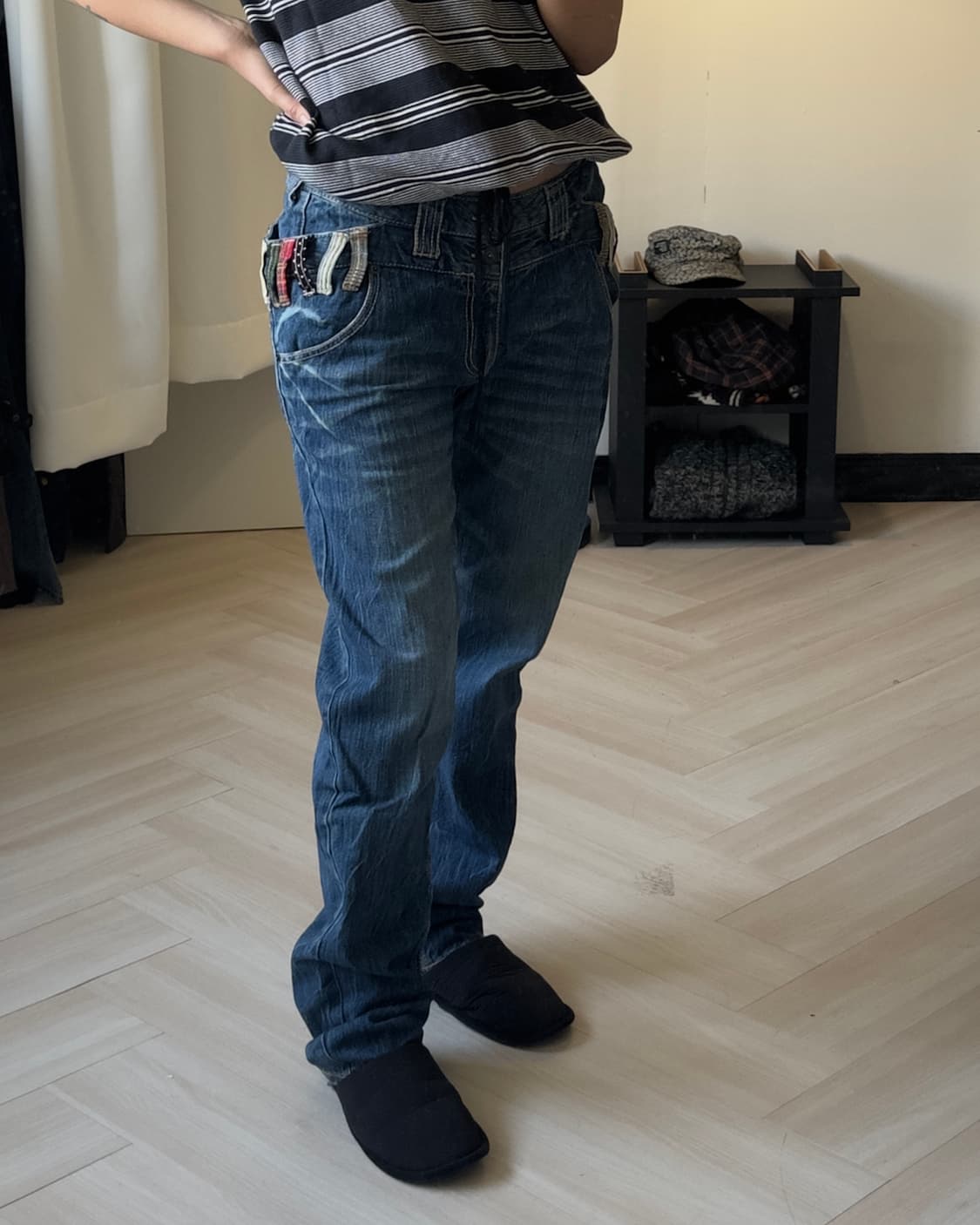 [NYLAUS] side double-waist denim pants 상품이미지7