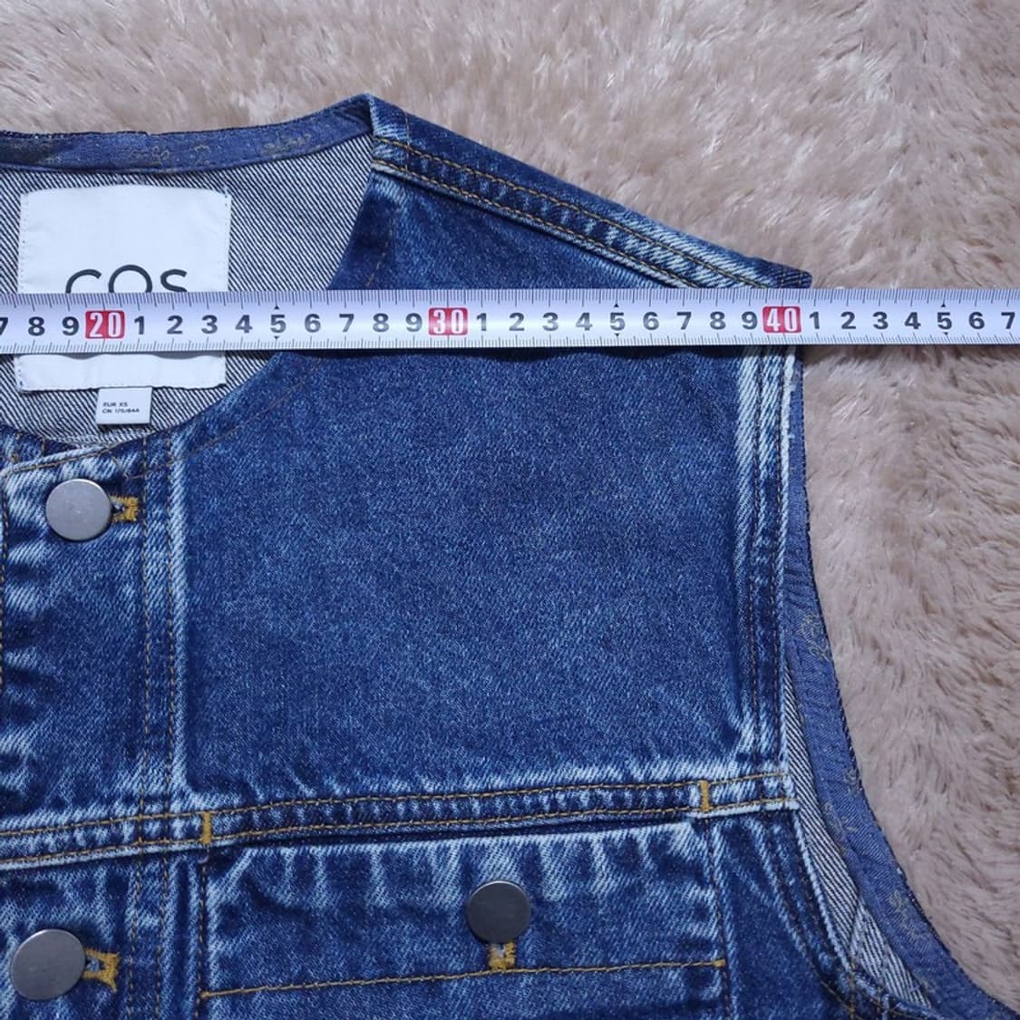 Cos 데님 조끼 XS 0427 상품이미지3