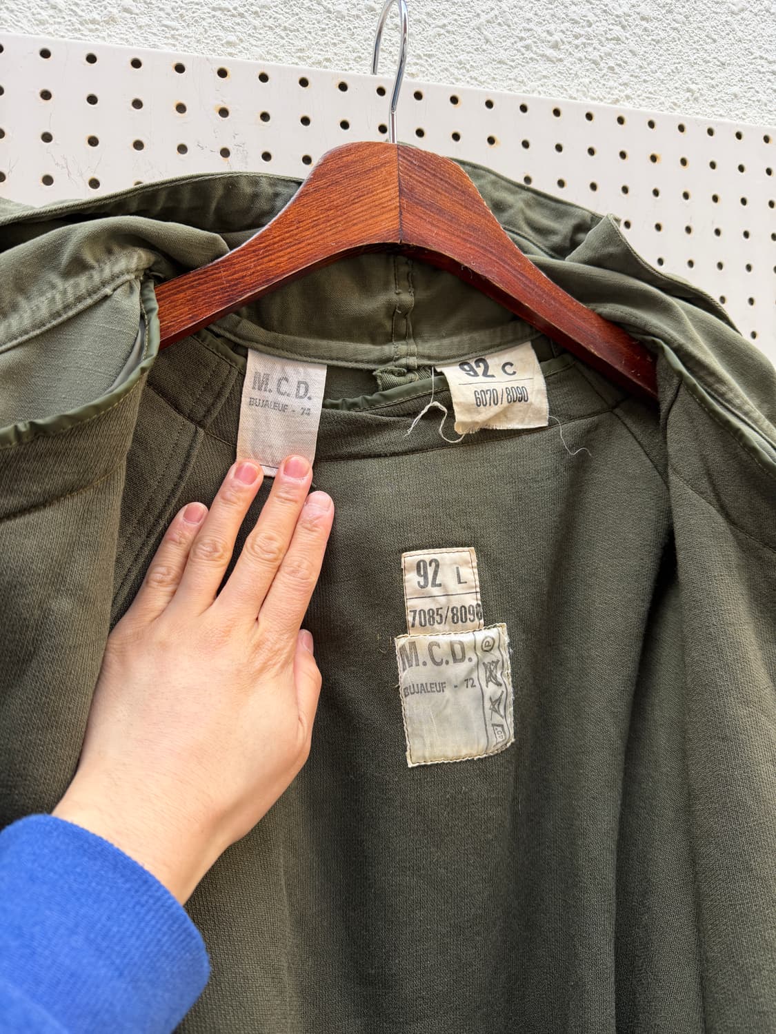 1970s ORIGINAL FRENCH ARMY M64 밀리터리 모즈파카 상품이미지10