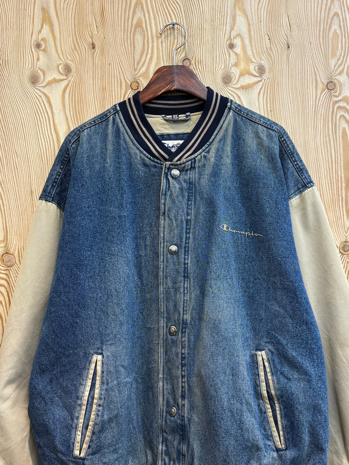 챔피온 데님 바시티자켓 상품이미지3