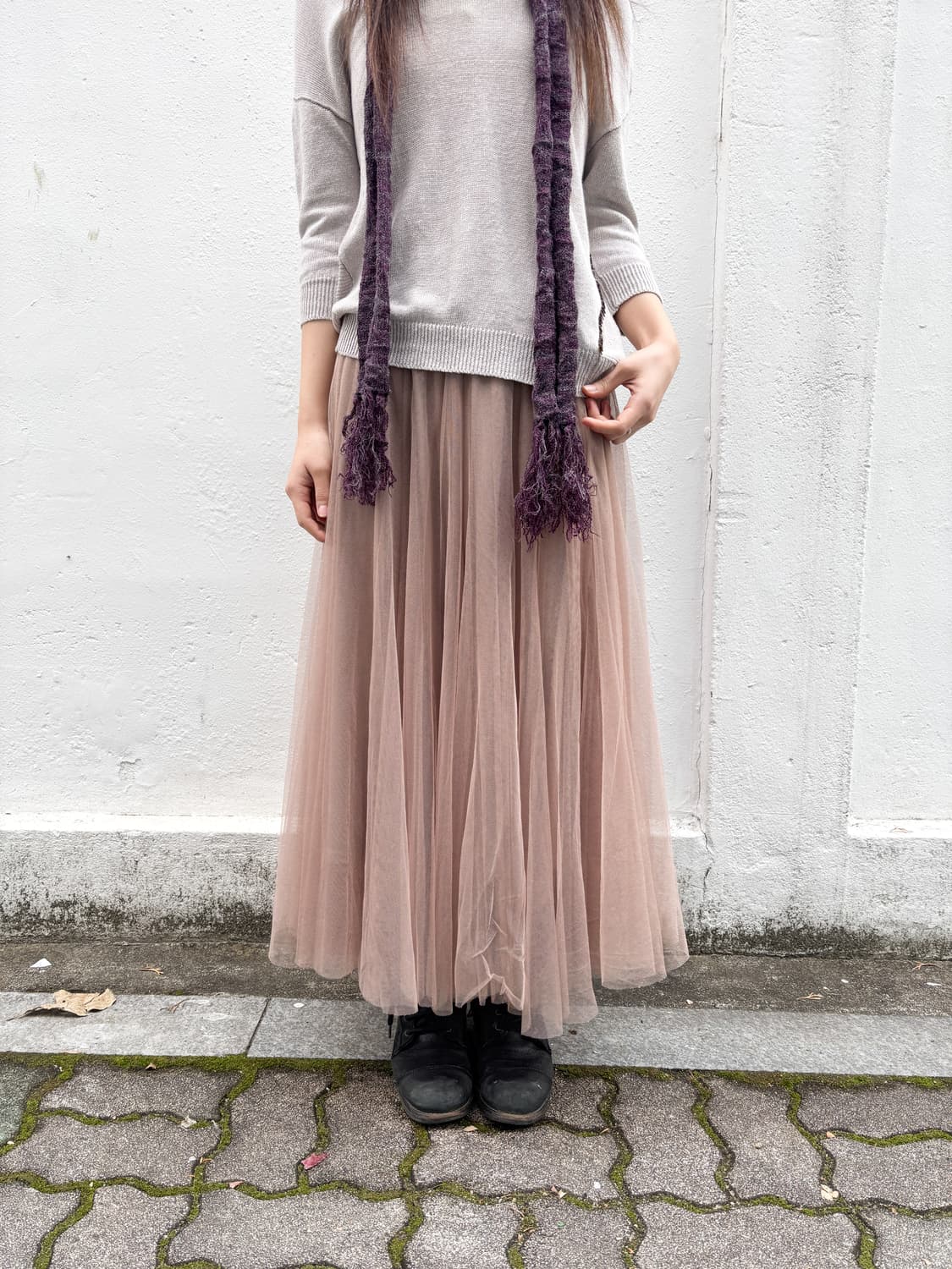 빈티지 인디핑크 투투 스커트 상품이미지2