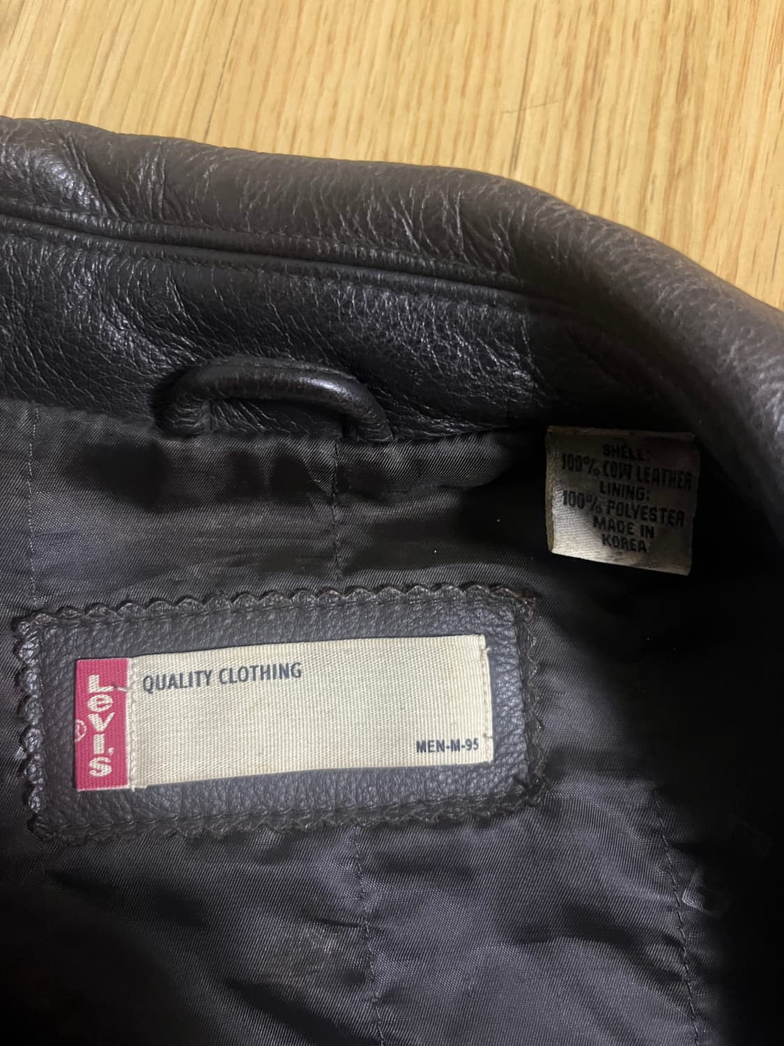 리바이스 소가죽 레더자켓 상품이미지6