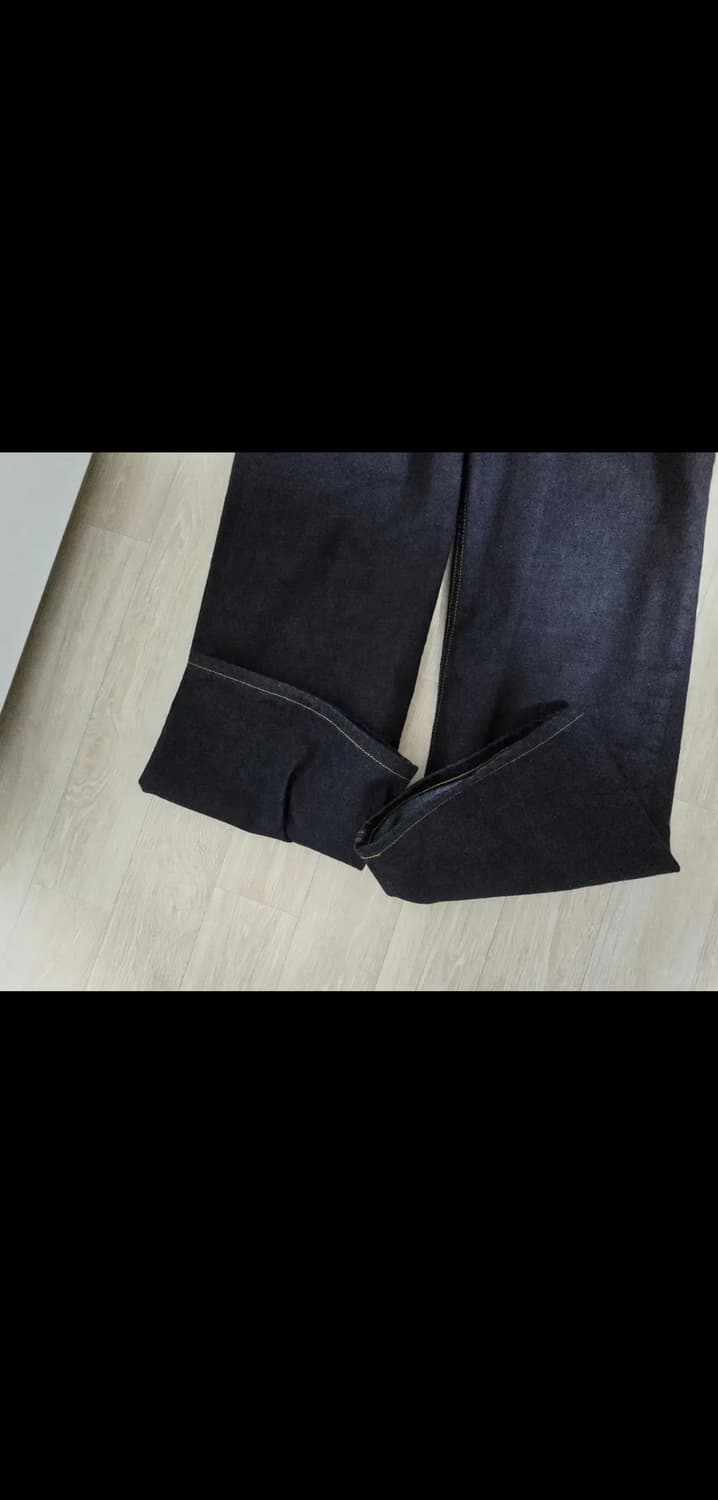 [L] 유스 와이드 데님 원워시 컬러 상품이미지5