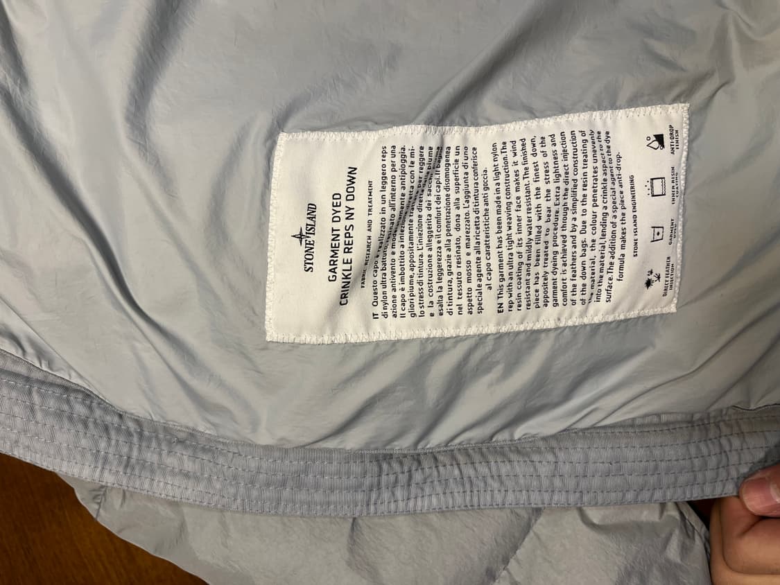 스톤아일랜드 크링클랩스패딩 (XL) 상품이미지5