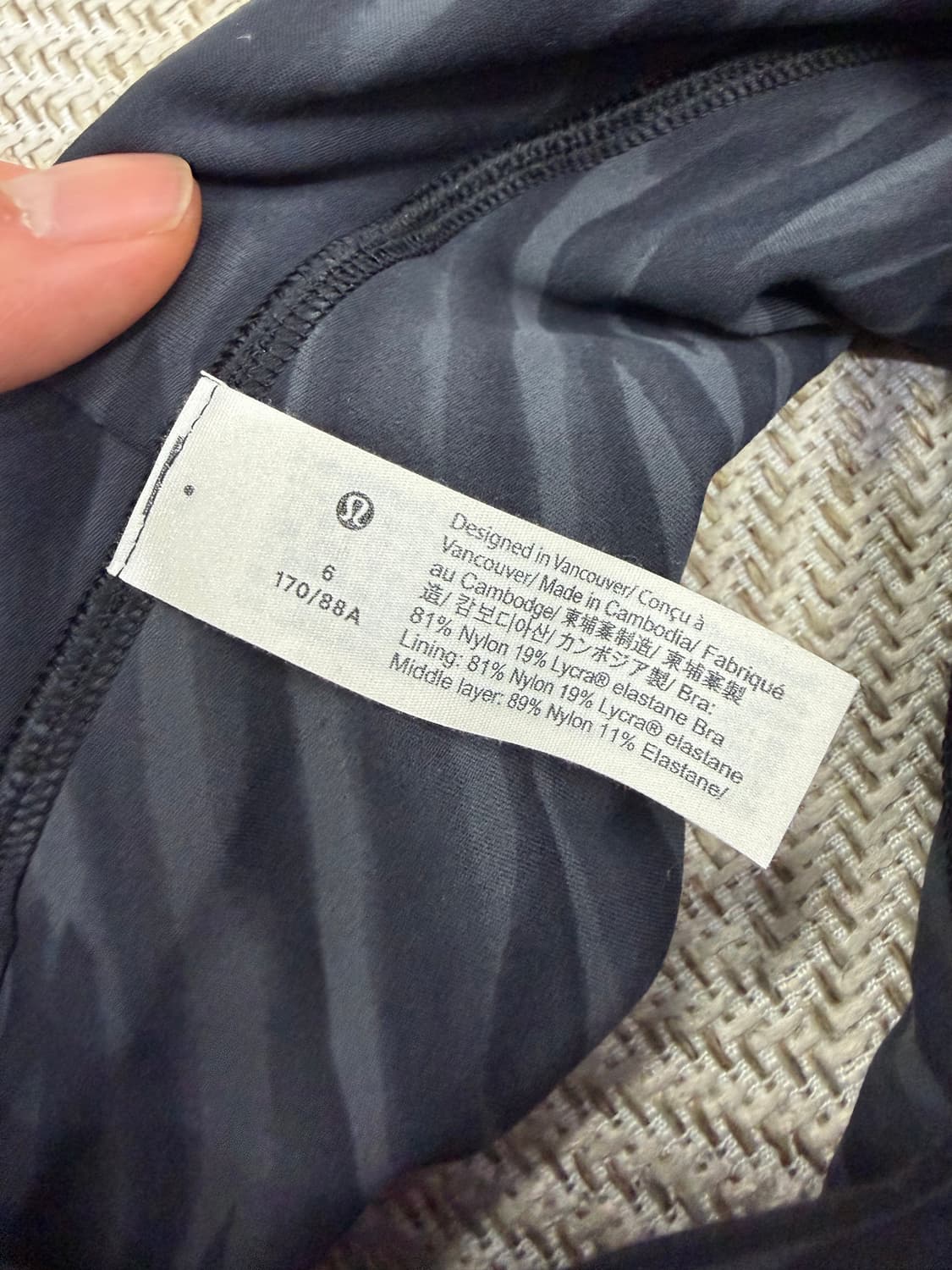 정품) 룰루레몬 블랙 브라탑 6 상품이미지6