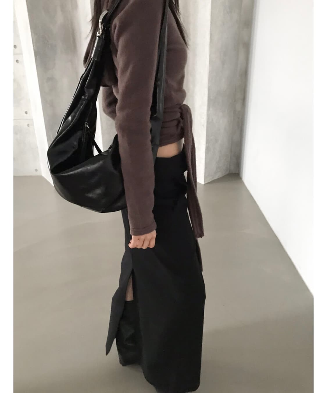 [새상품] rapture 랩쳐 fear strap hoody brown 상품이미지5