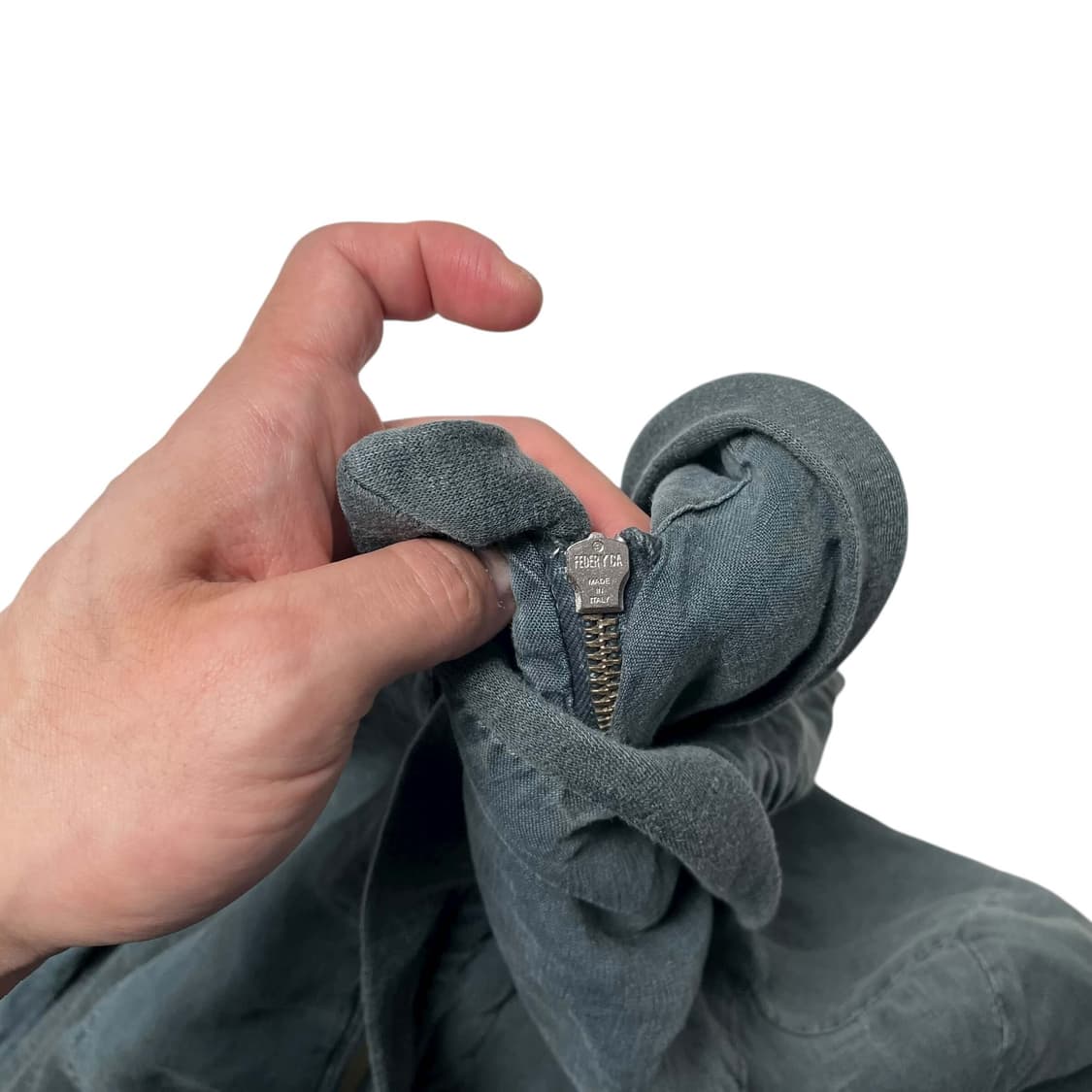 Tandem 하이넥 린넨 블렌드 집업 자켓 (italy made) 상품이미지7