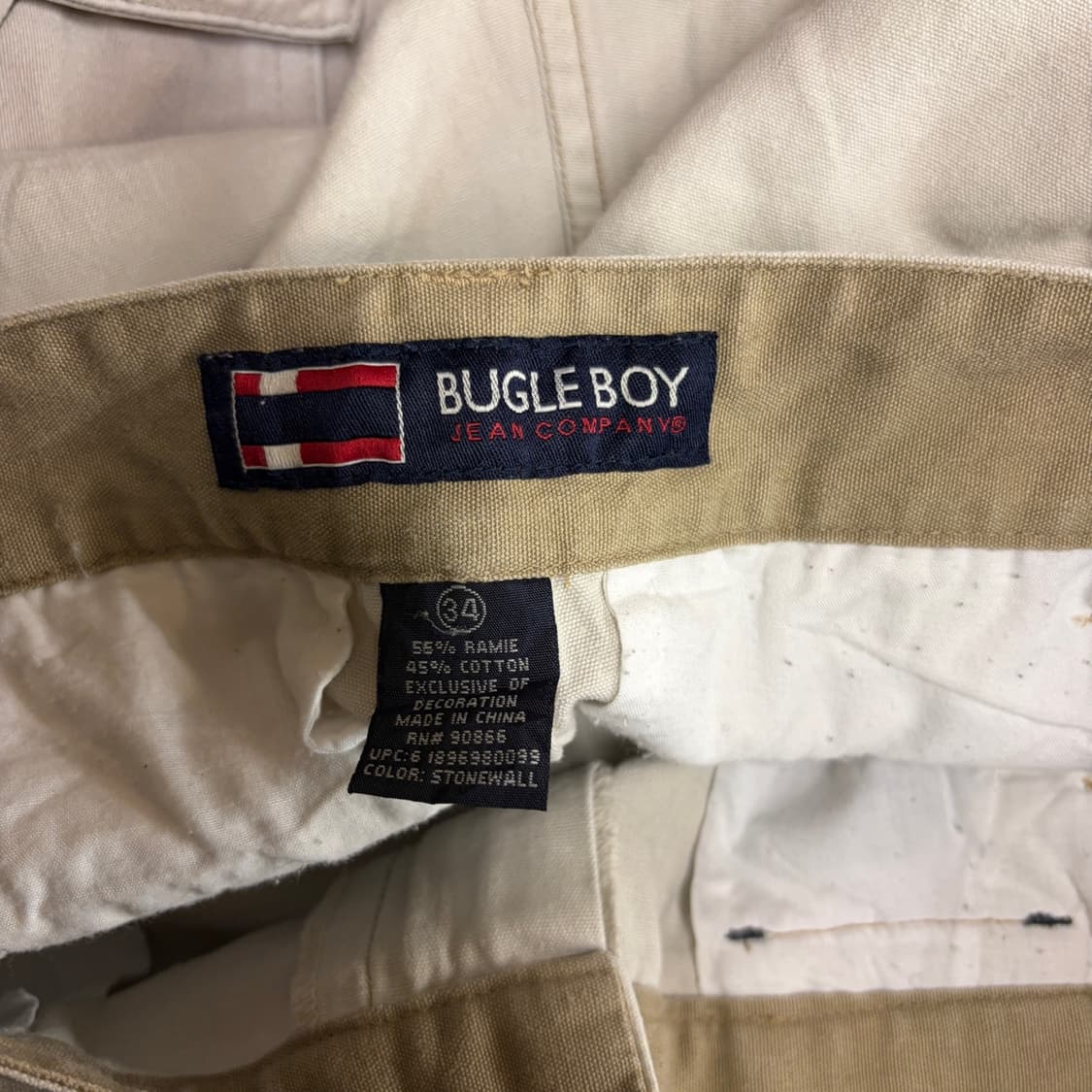 Bugle Boy Cargo Shorts White 33 Size 260 상품이미지9