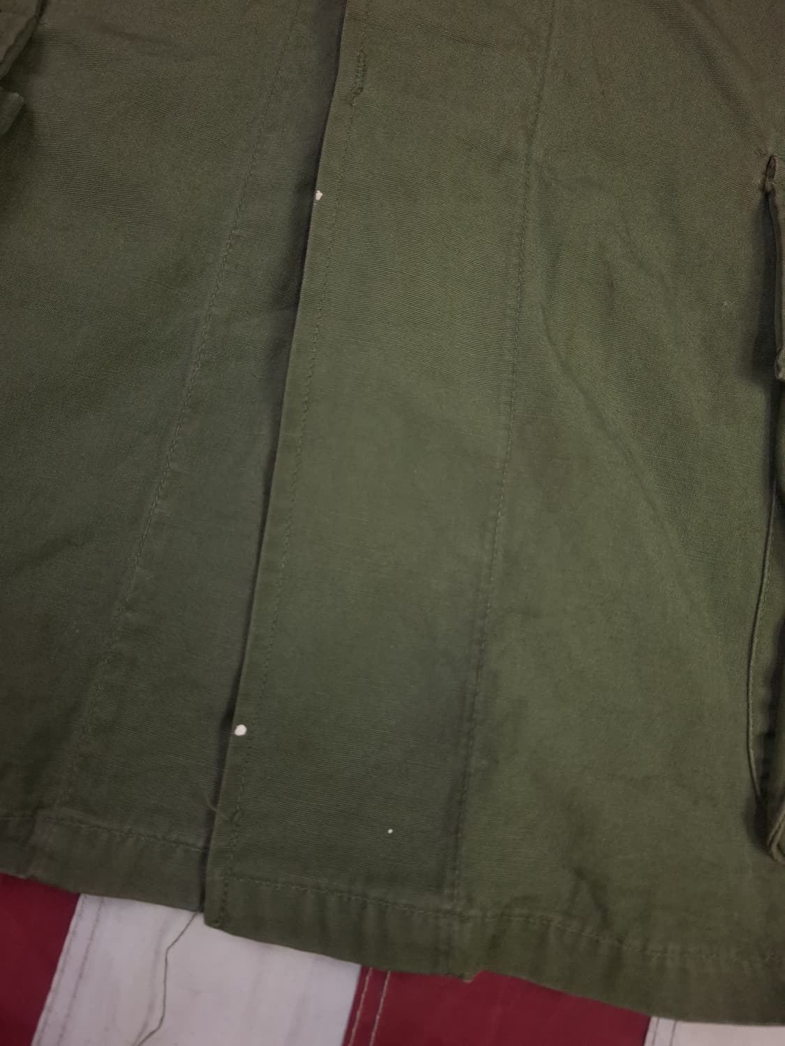 오리지날 60's 베트남전 포플린원단 정글 퍼티그 상품이미지4