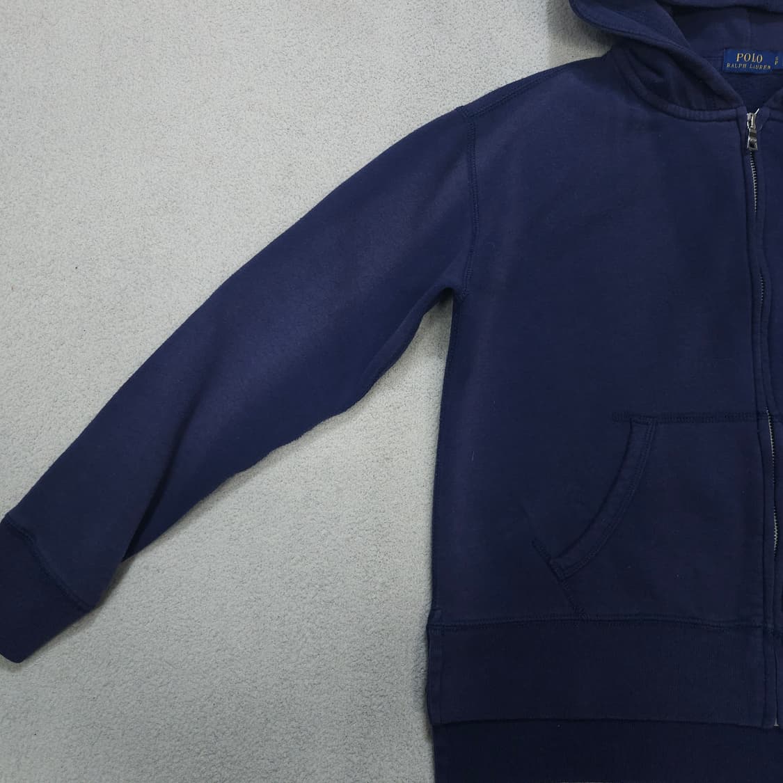 폴로 랄프 로렌 후드 집업 S 네이비 상품이미지6