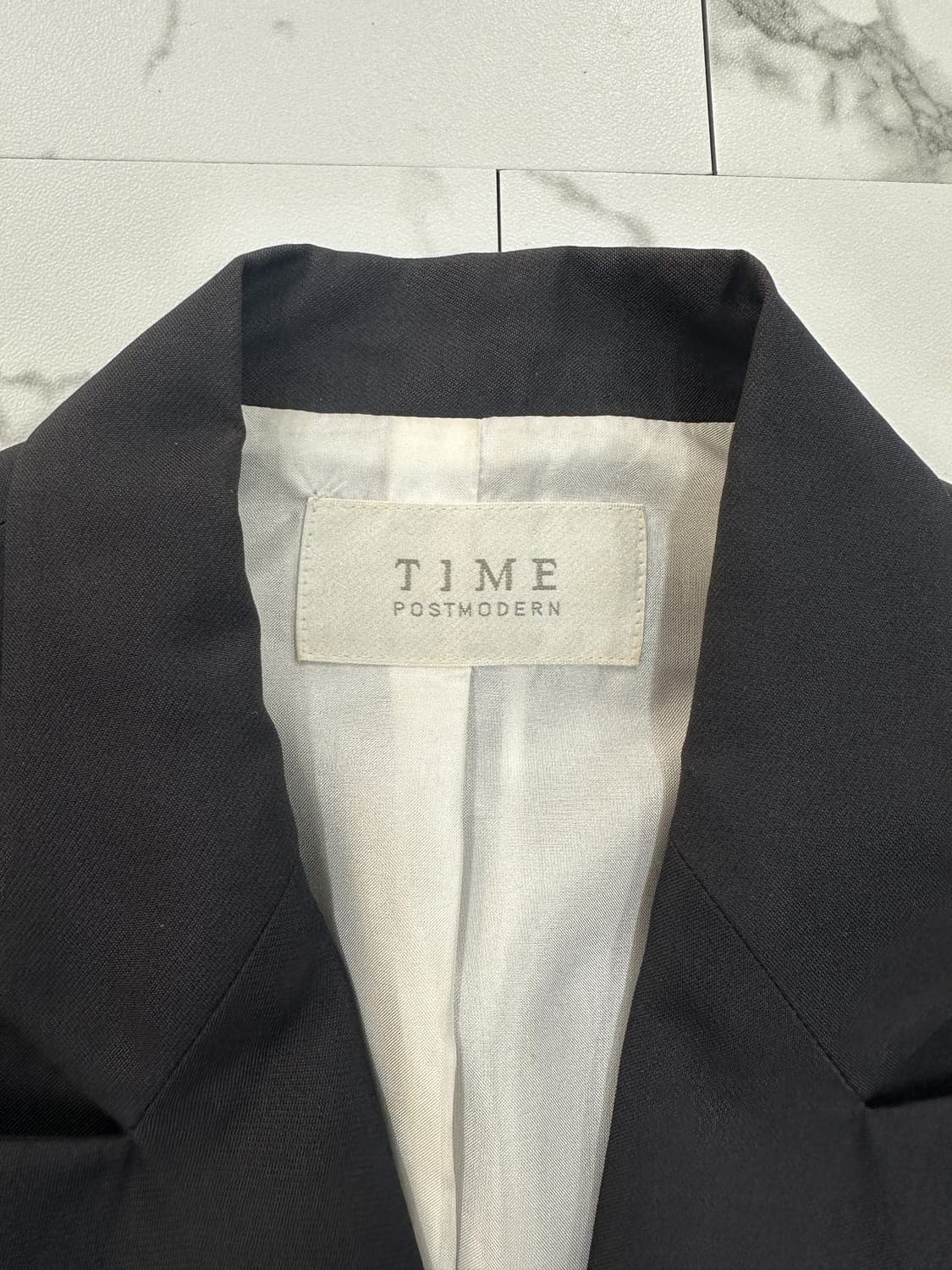 타임 네이비 더블 자켓 상품이미지3