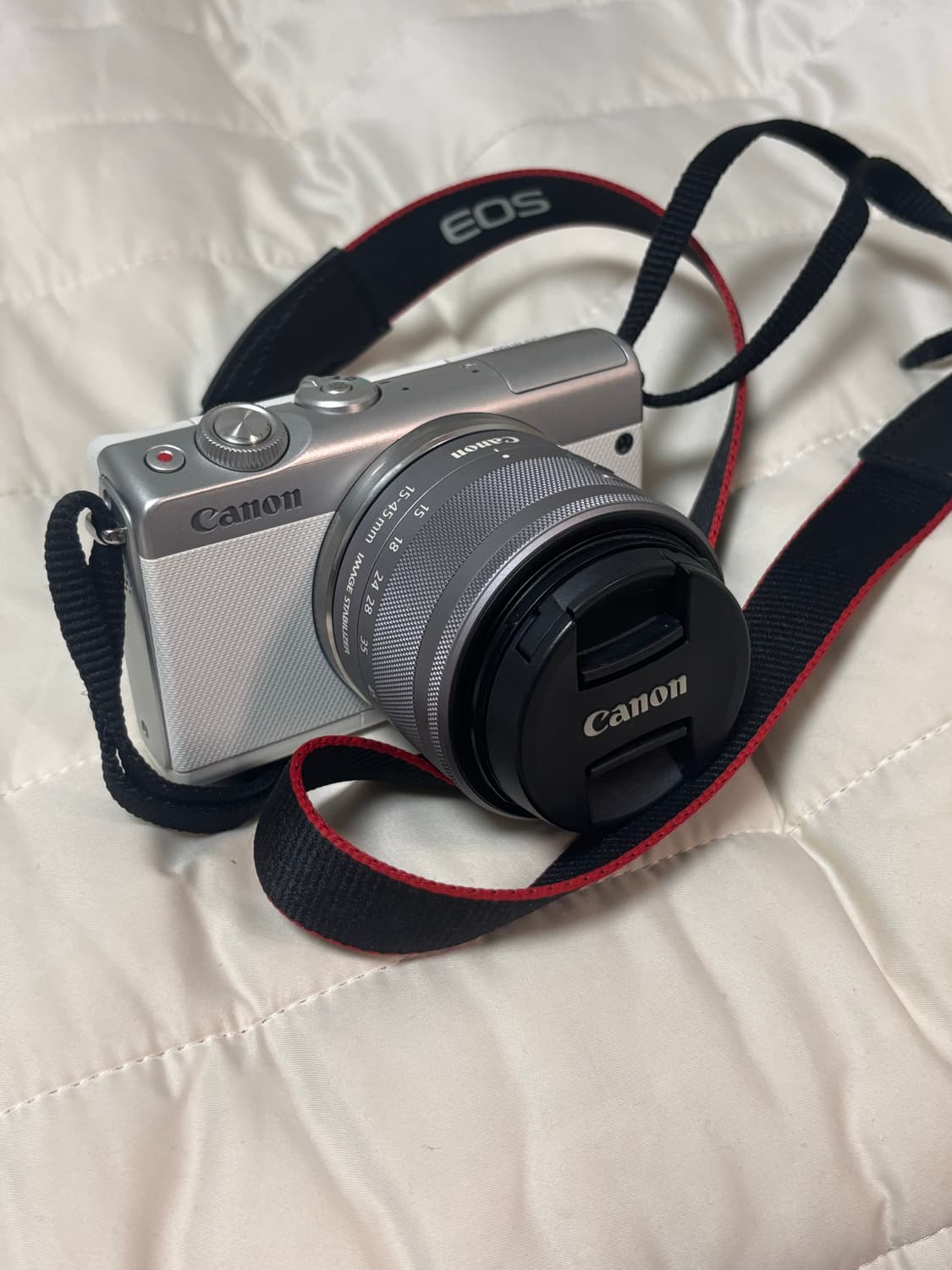 캐논 EOS M100 미러리스 카메라 화이트 상품이미지1