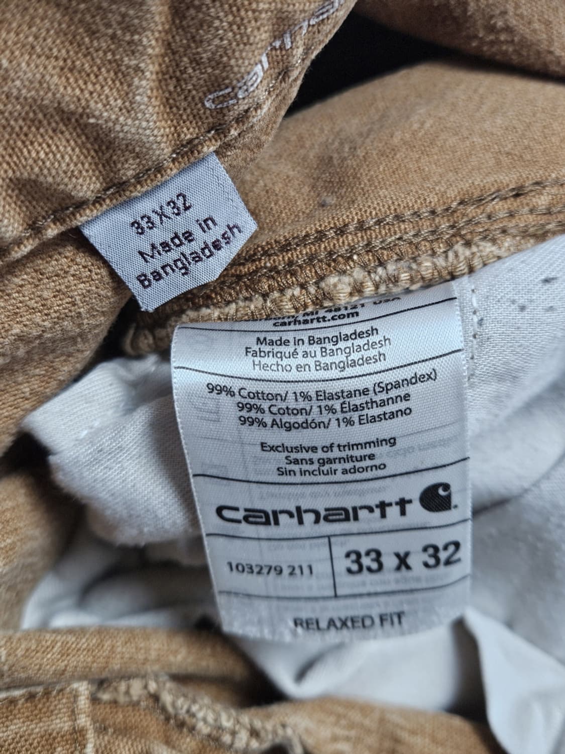 칼하트 리페어 커스텀 카펜터 워크 팬츠 ( 33X32 ) / 10562 상품이미지7