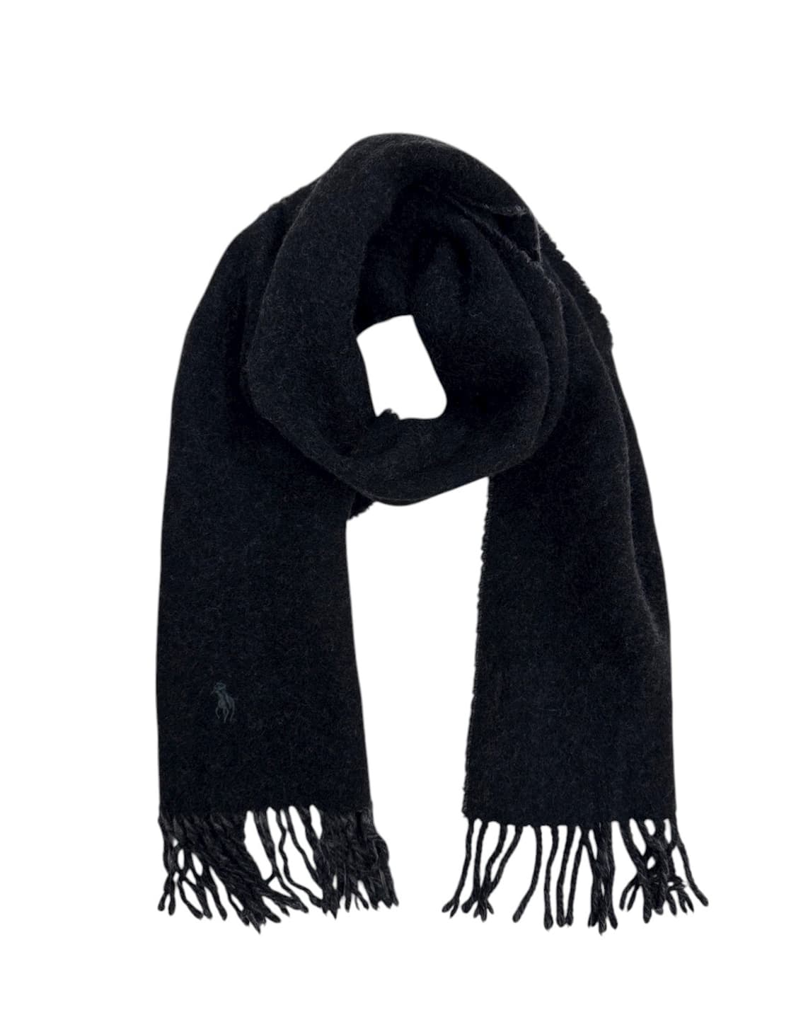 폴로 울 머플러 (다크차콜/그레이) 상품이미지1