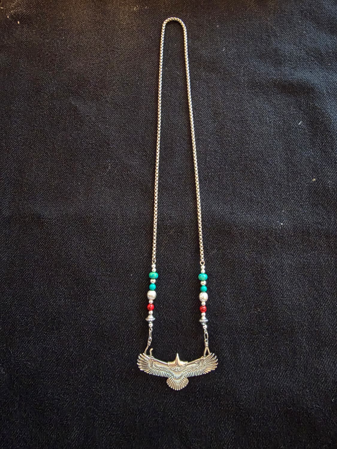 3Cross silver egle Navaho nacklace 상품이미지2