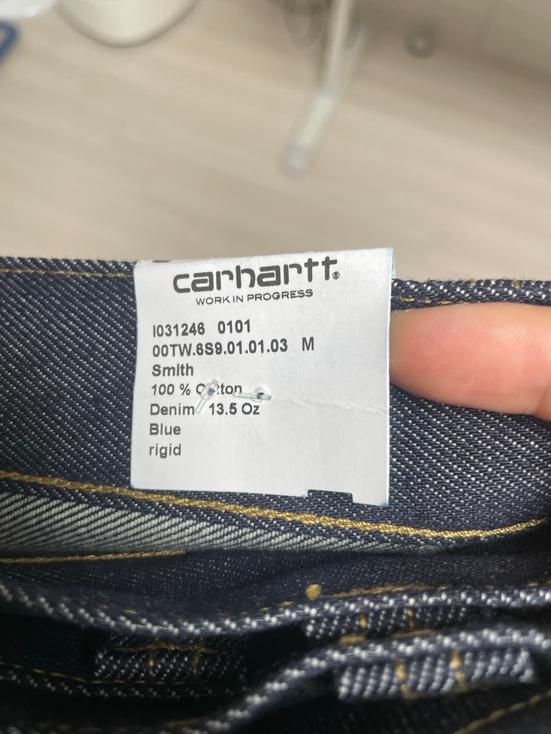 칼하트 브랜든 블루 리지드 팝니다 m 상품이미지2