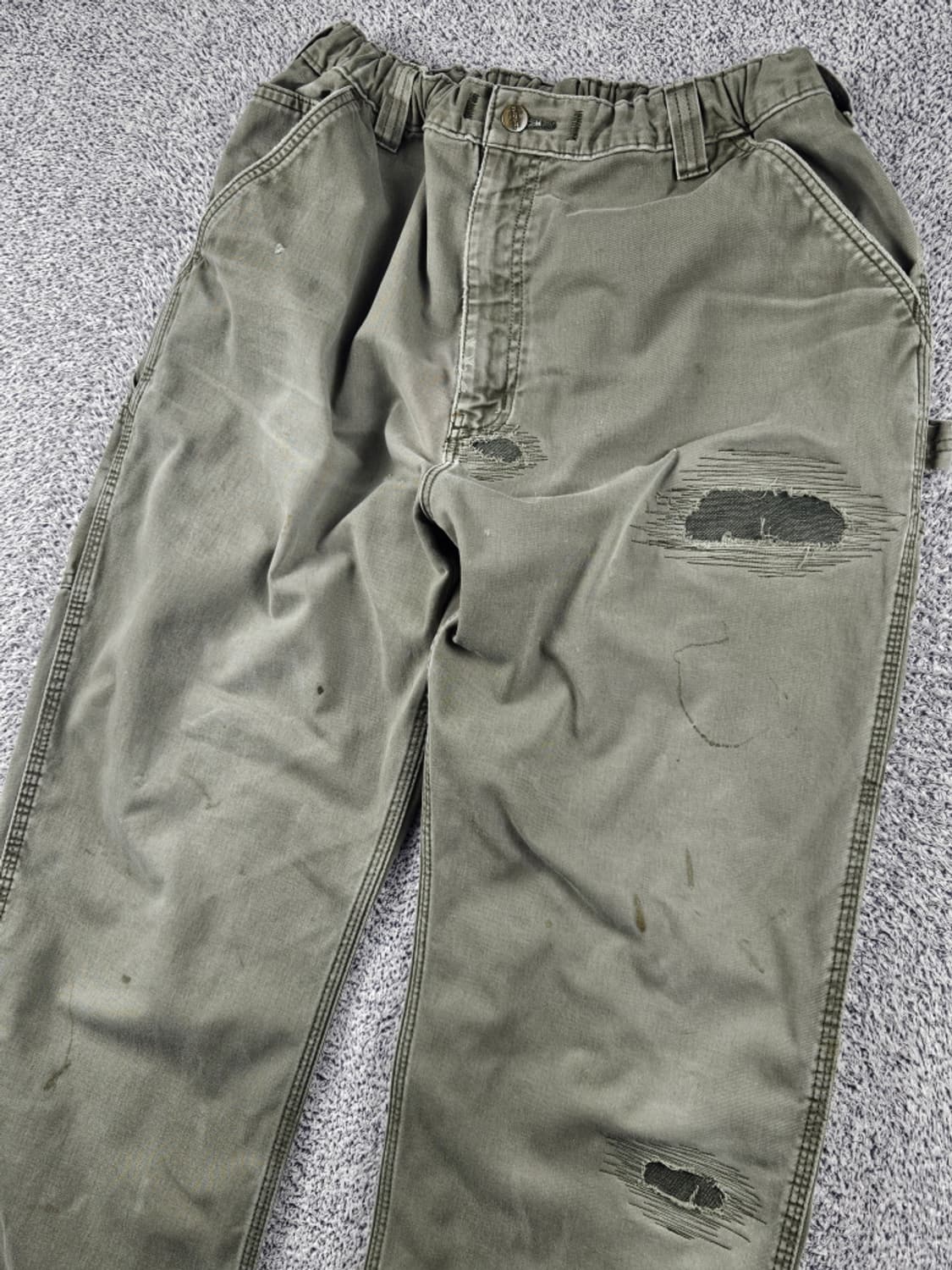 칼하트 밴딩 리페어 커스텀 카펜터 워크 팬츠 (40X34) / 10635 상품이미지5