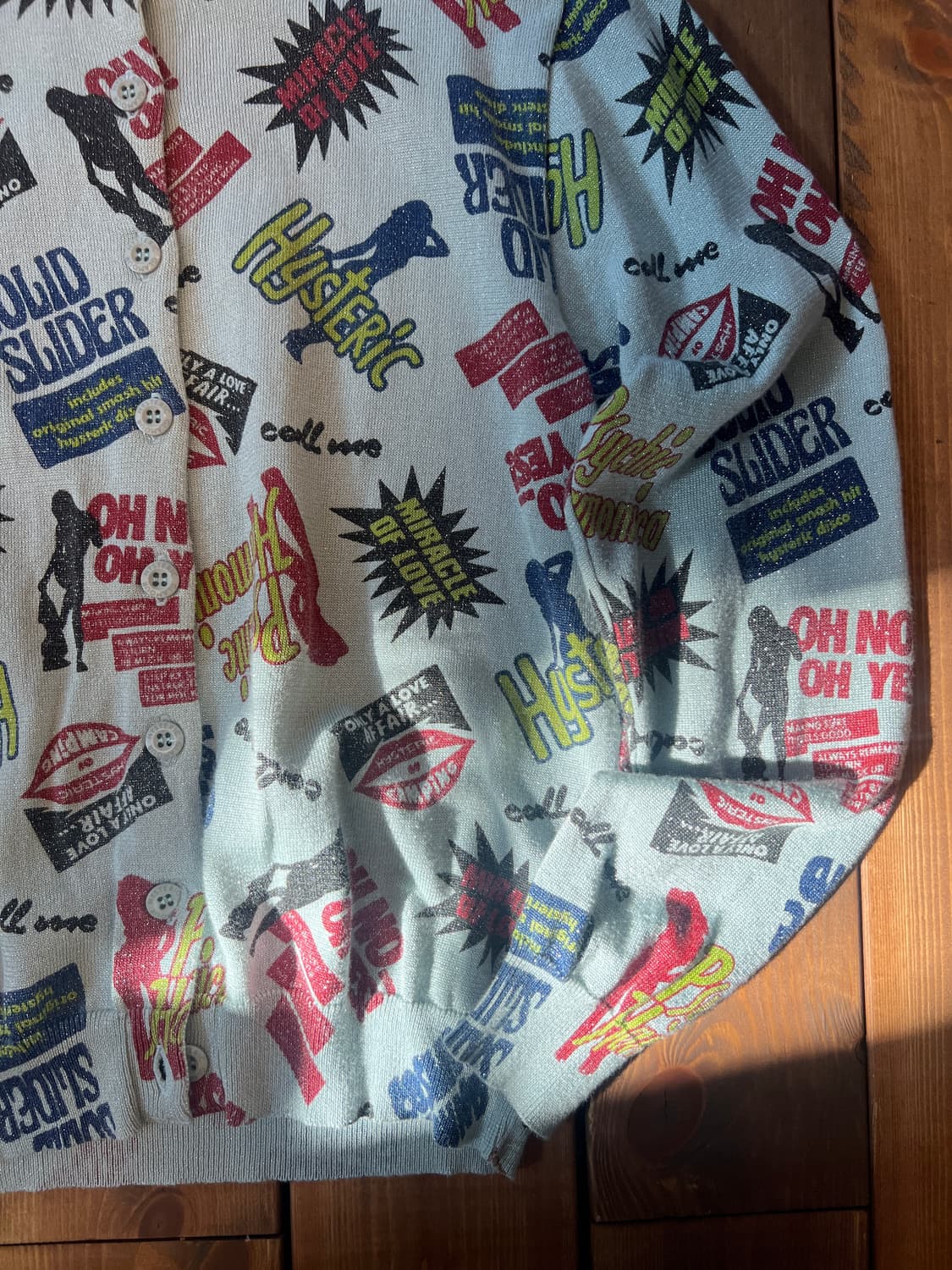 히스테릭 글래머 걸 프린트 가디건 상품이미지8