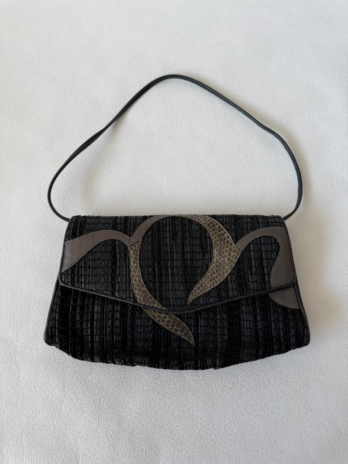 Pre owned 레더 숄더백 상품이미지2