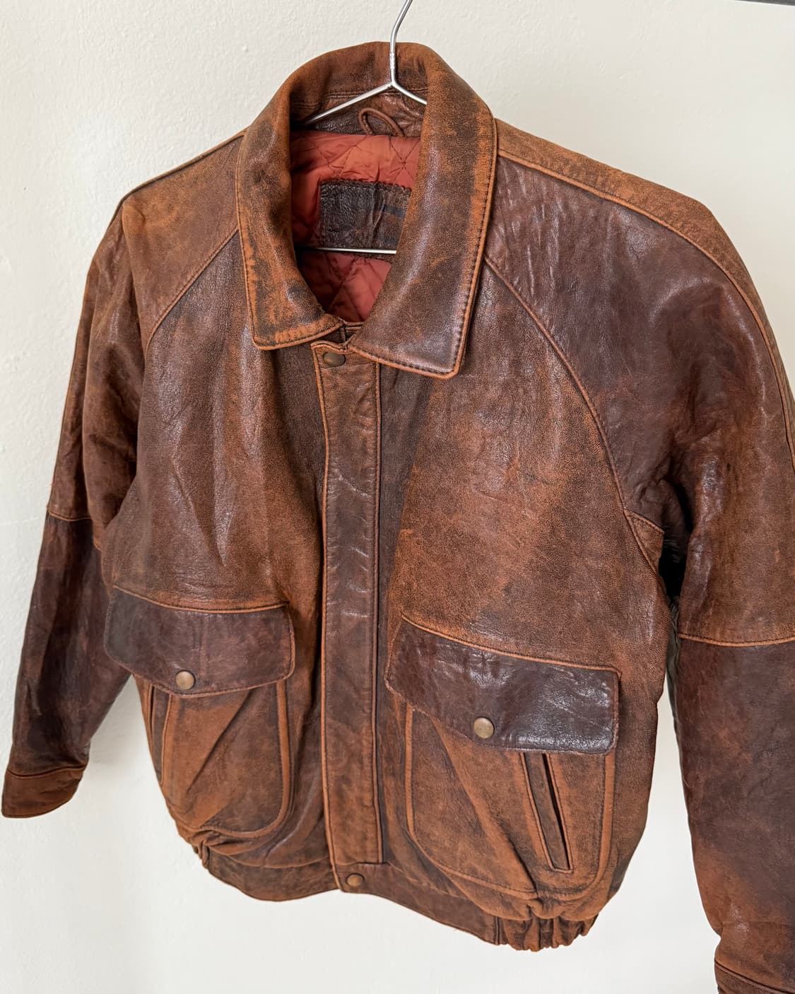 빈티지 양가죽 누빔 자켓 상품이미지5