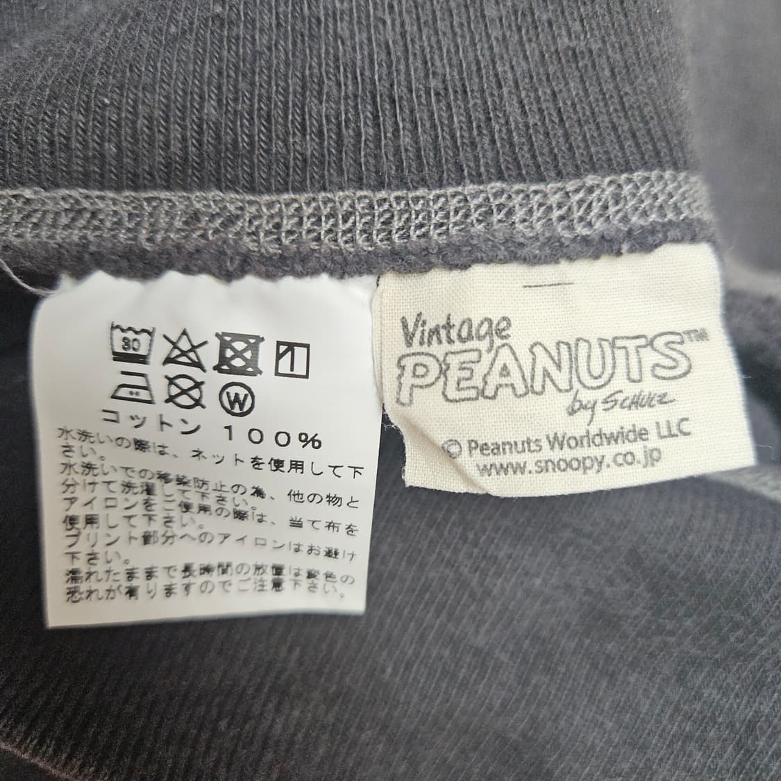 (무료배송) 버즈릭슨 스누피 빈티지 복각 스웻셔츠 / 블랙 / M사이즈 상품이미지8