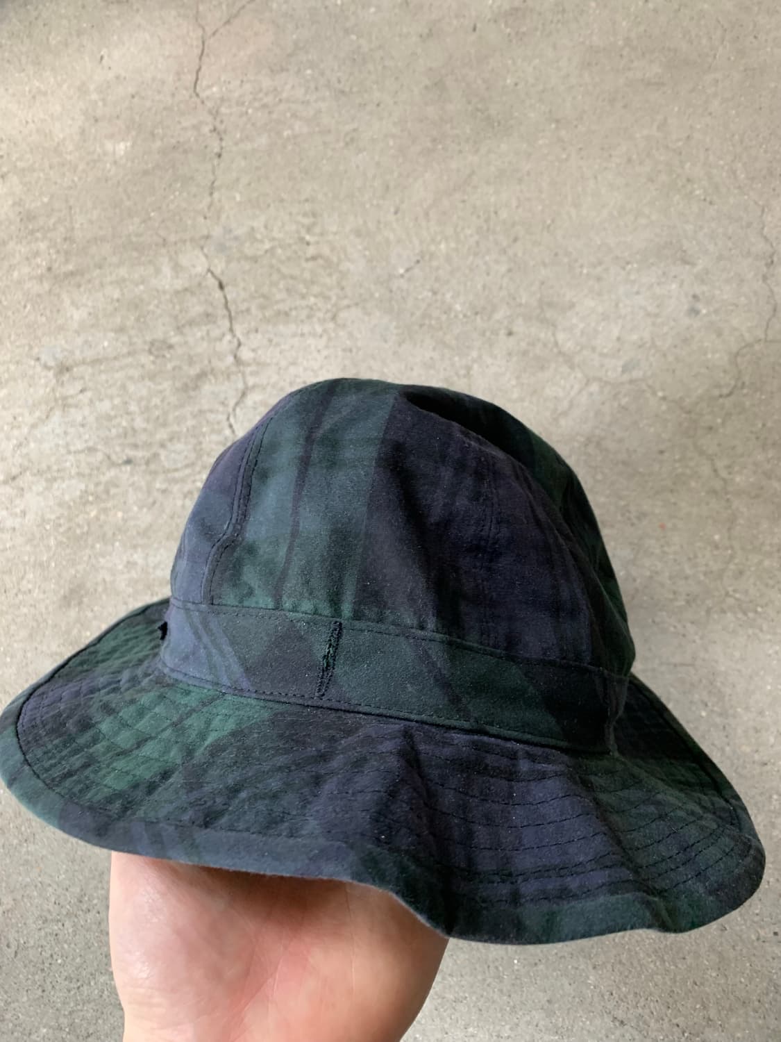 이스트로그 왁스드 코튼 블랙와치 버킷햇 상품이미지4