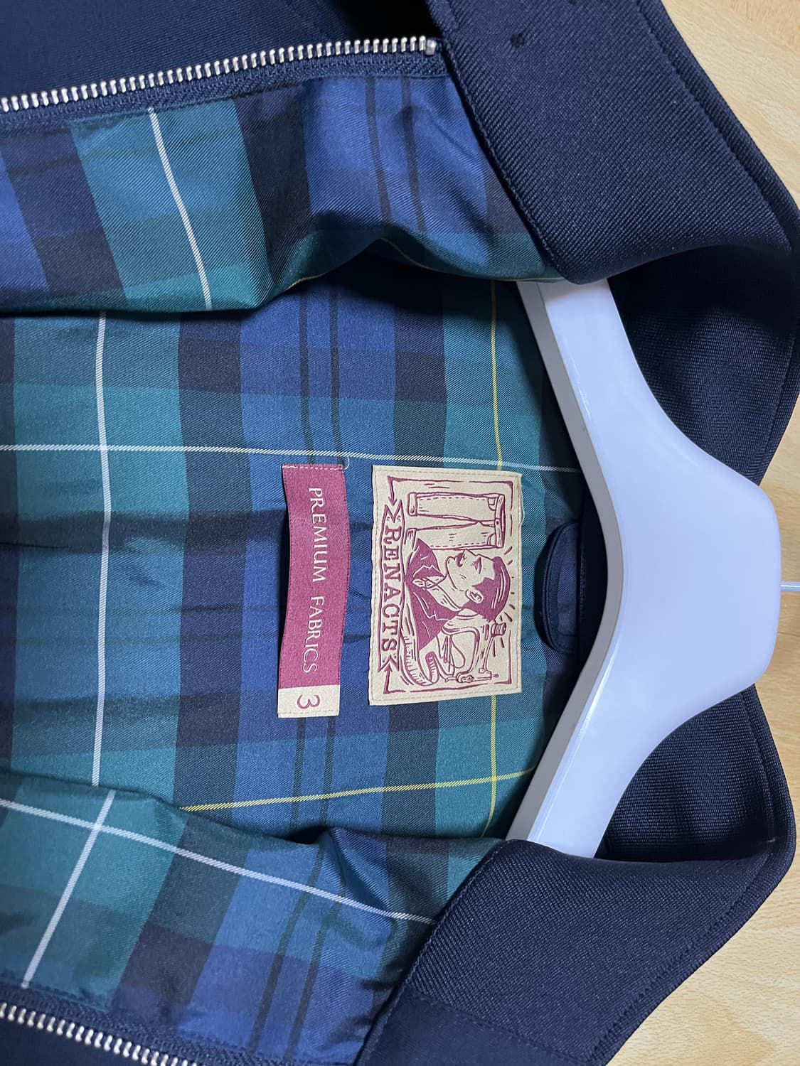 리넥츠 해링턴 자켓 네이비 상품이미지4