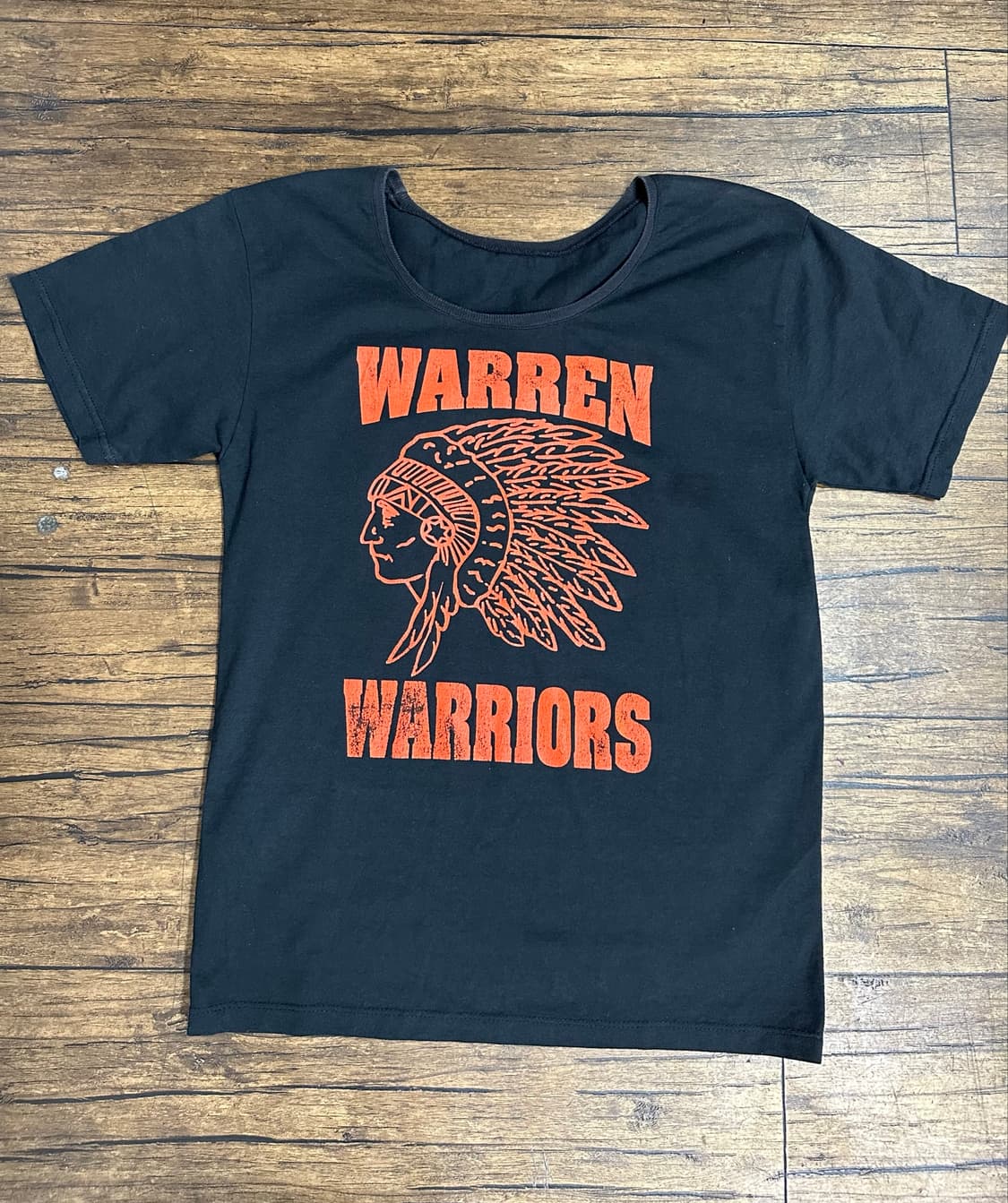WARREN WARRIORS 인디언 헤드 그래픽 반팔 티셔츠 M 상품이미지4